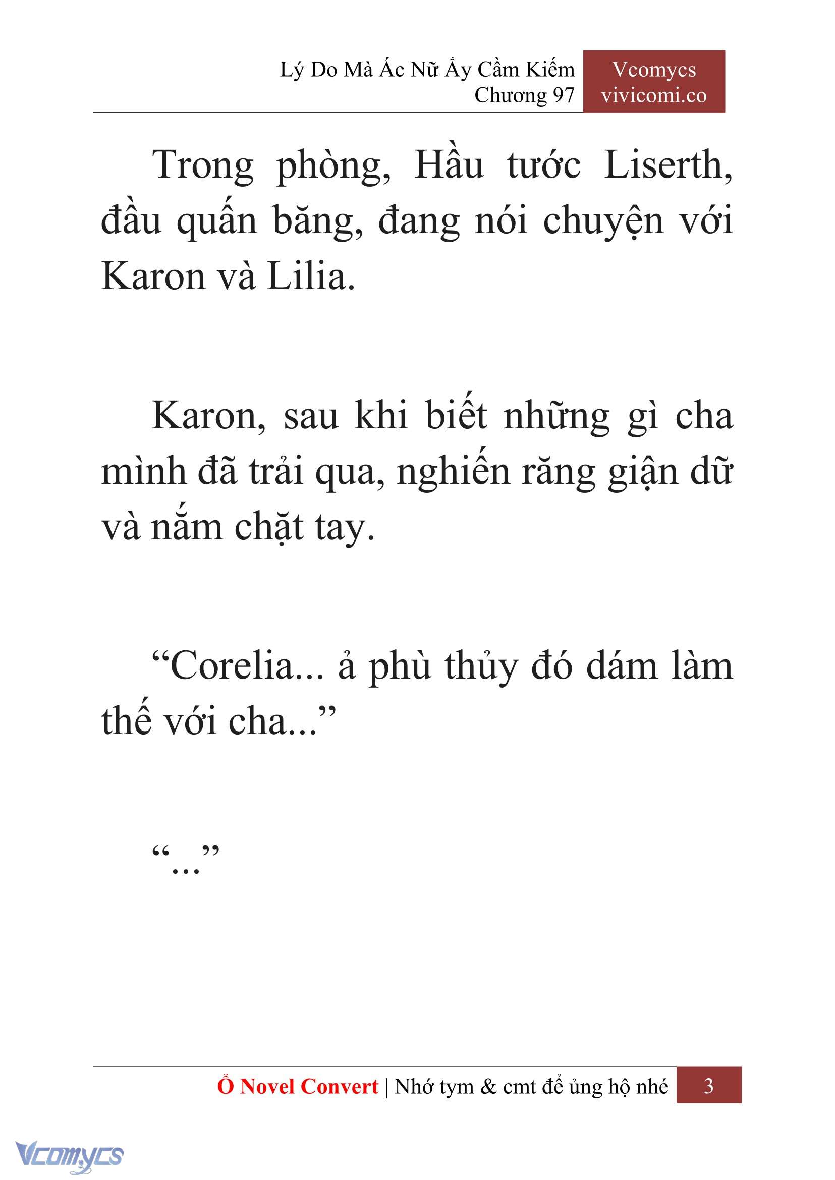 [Novel] Lý Do Mà Ác Nữ Ấy Cầm Kiếm Chapter 97 - Trang 6