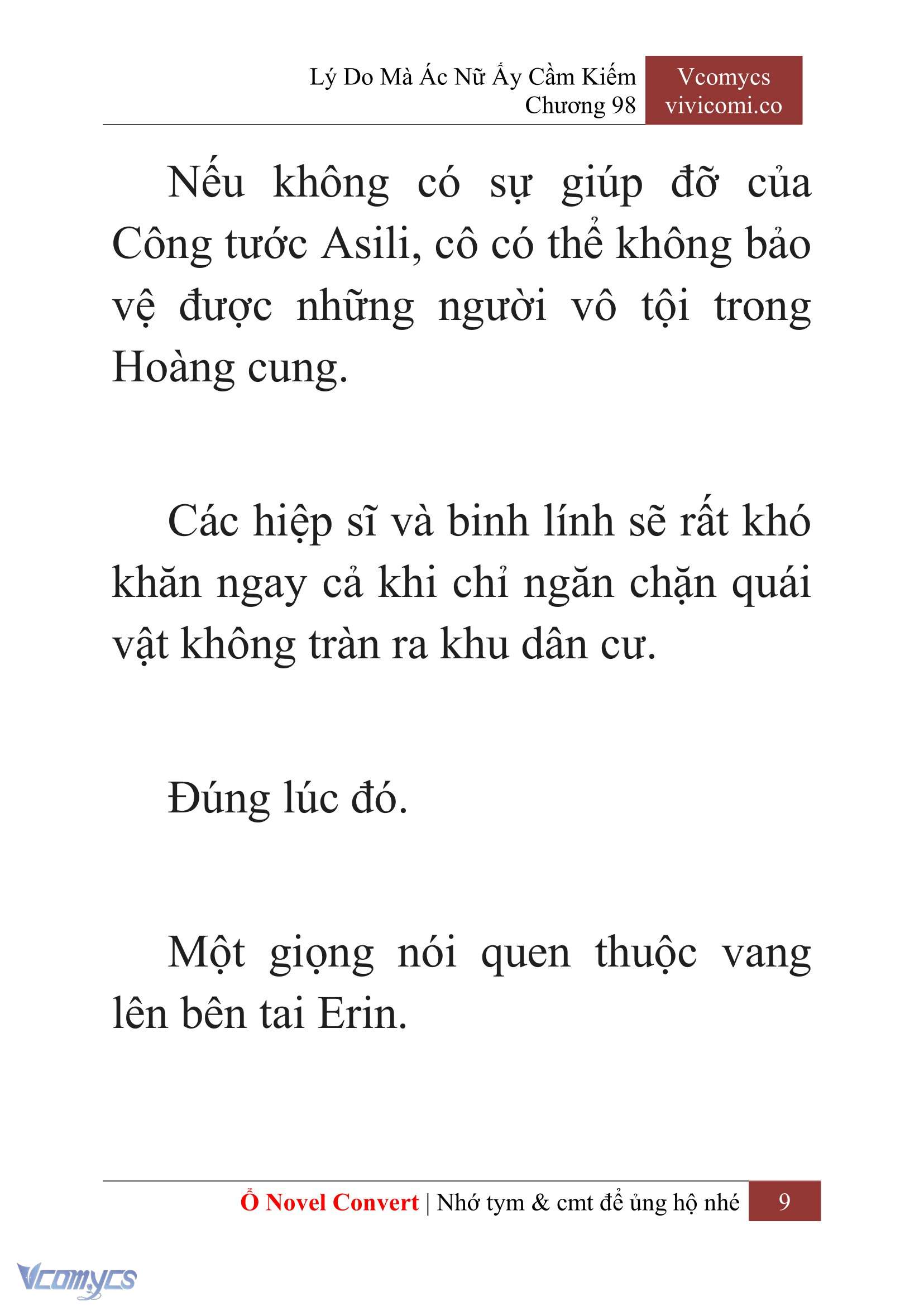 [Novel] Lý Do Mà Ác Nữ Ấy Cầm Kiếm Chapter 98 - Trang 12