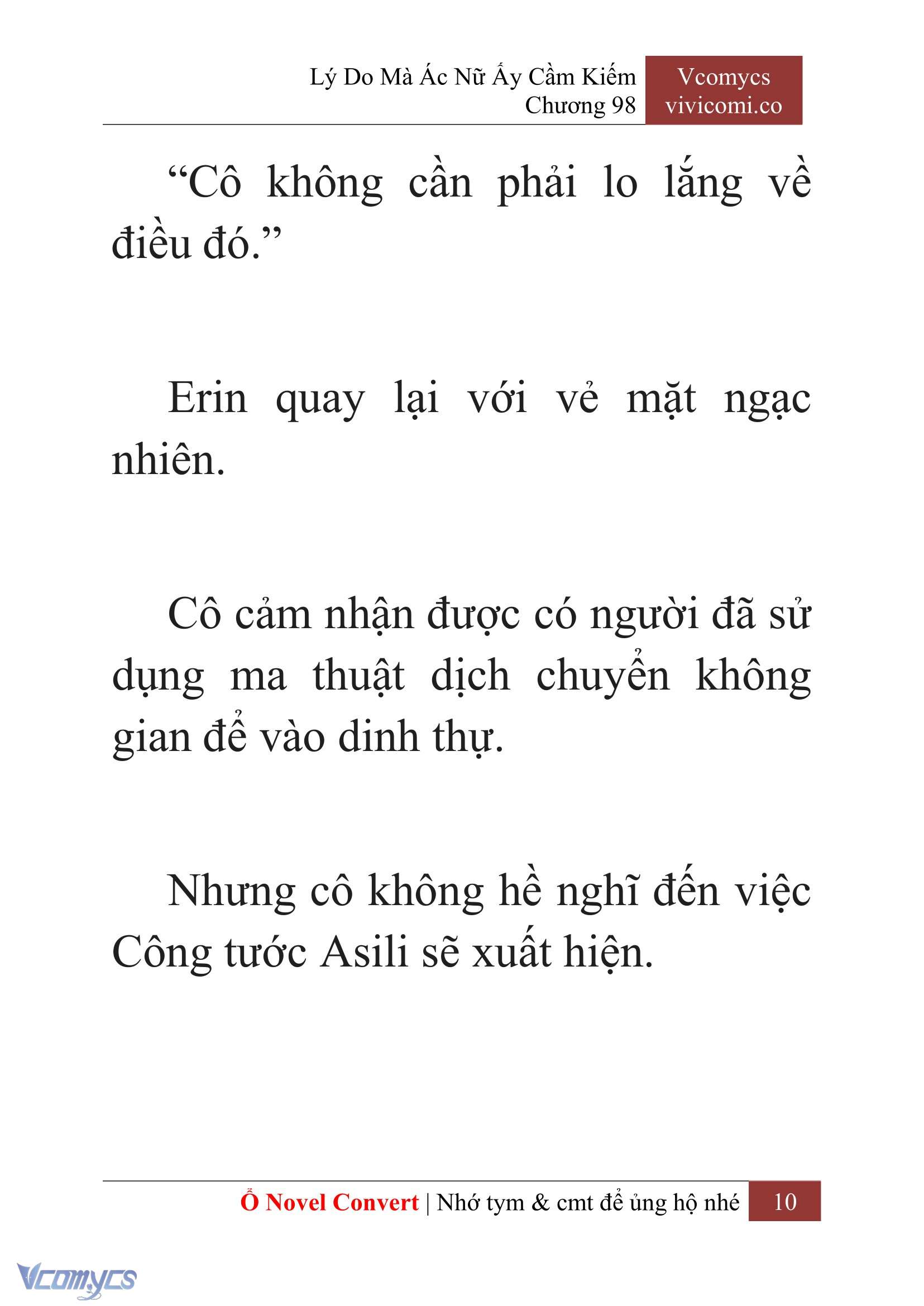 [Novel] Lý Do Mà Ác Nữ Ấy Cầm Kiếm Chapter 98 - Trang 13