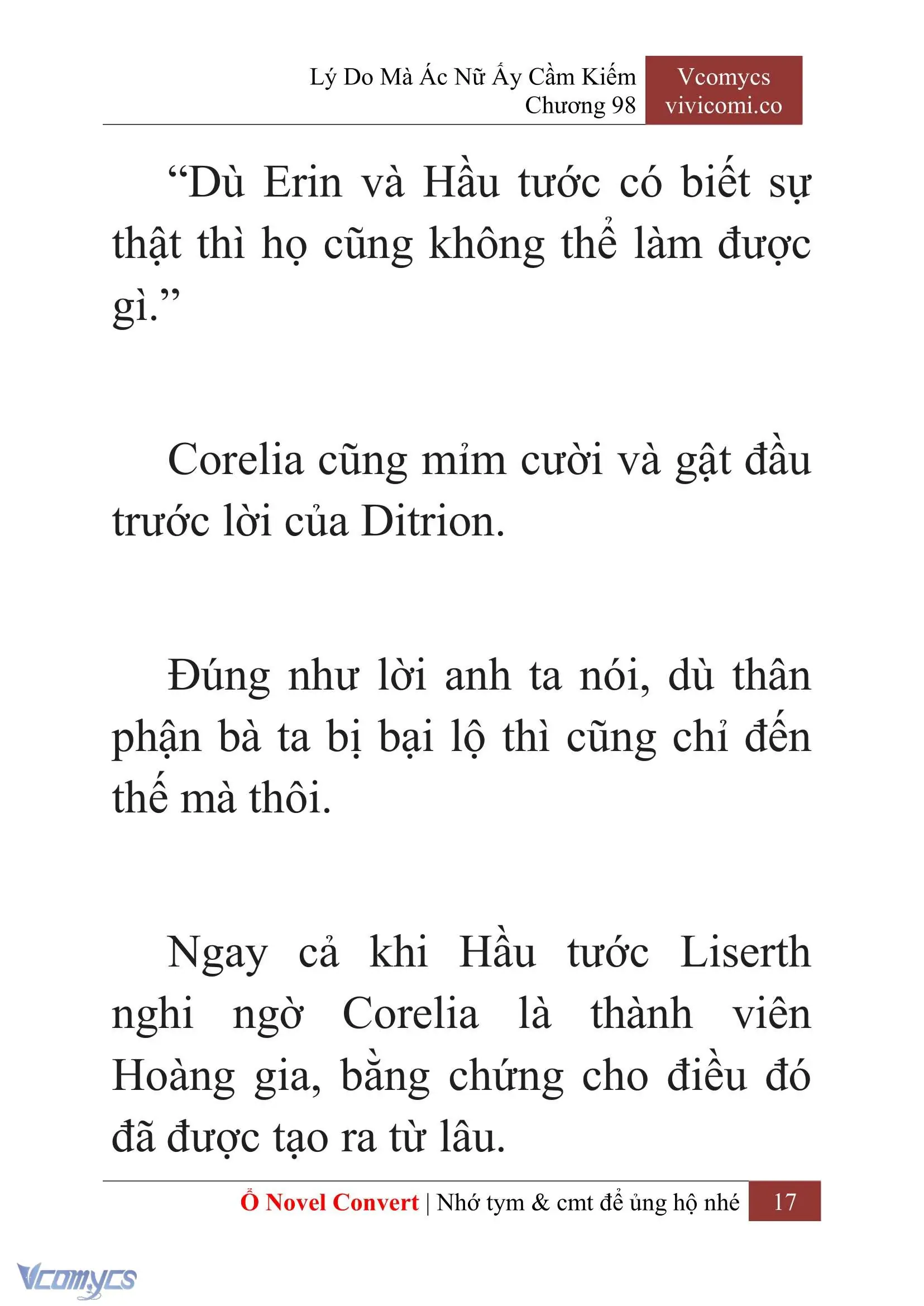 [Novel] Lý Do Mà Ác Nữ Ấy Cầm Kiếm Chapter 98 - Trang 20