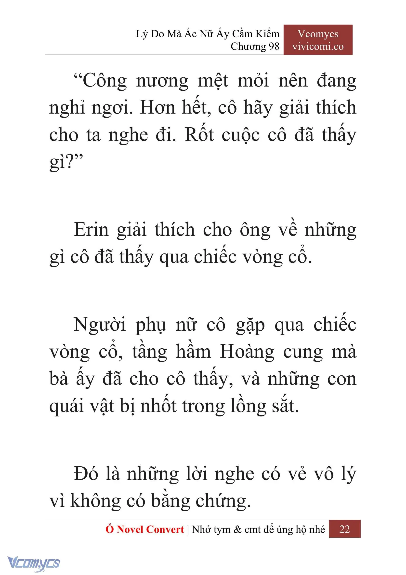 [Novel] Lý Do Mà Ác Nữ Ấy Cầm Kiếm Chapter 98 - Trang 25