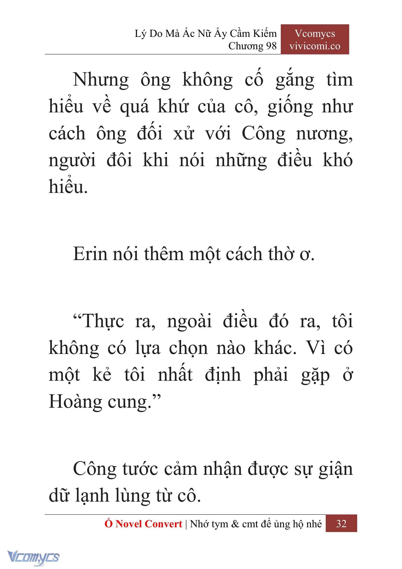 [Novel] Lý Do Mà Ác Nữ Ấy Cầm Kiếm Chapter 98 - Trang 34