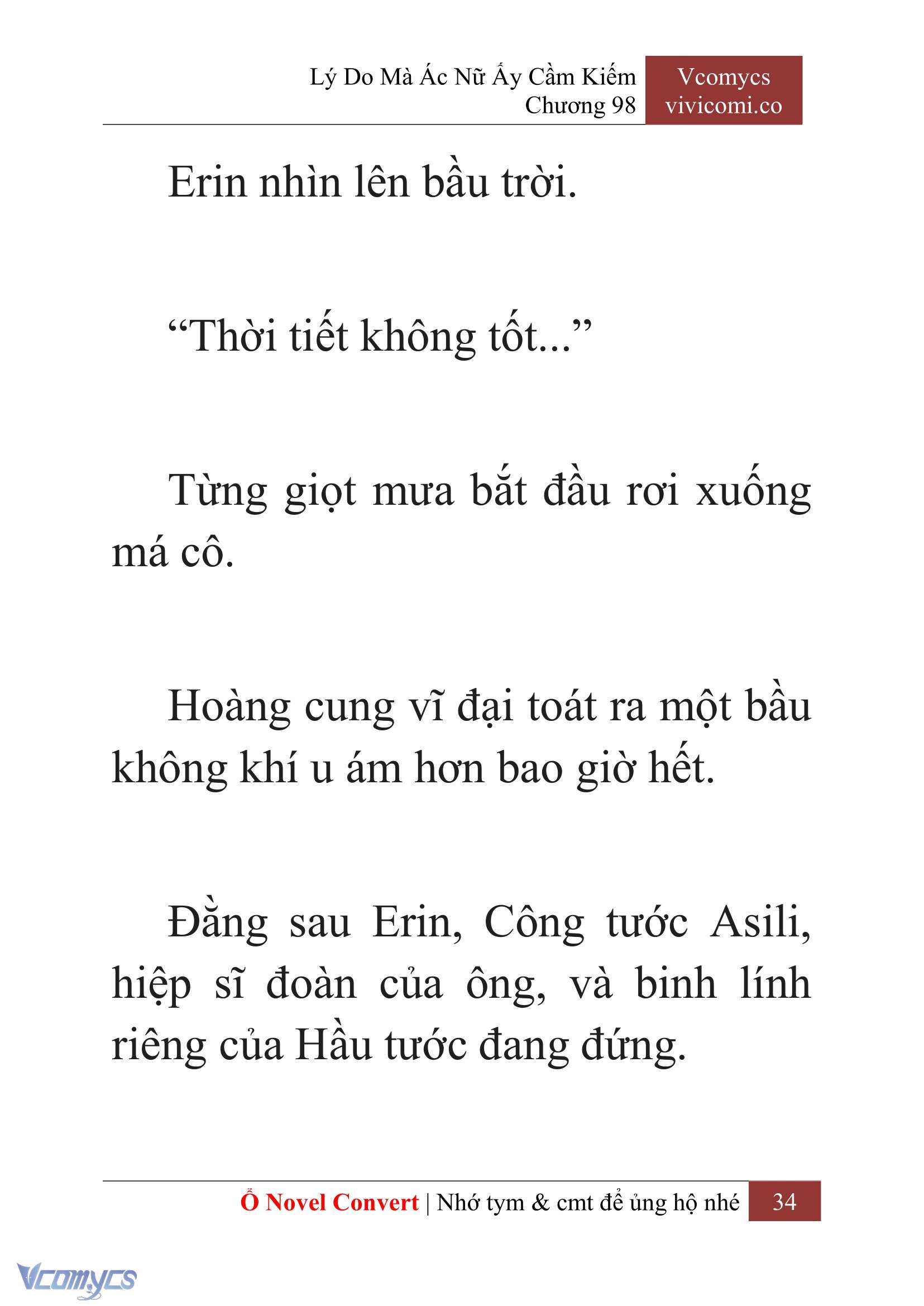 [Novel] Lý Do Mà Ác Nữ Ấy Cầm Kiếm Chapter 98 - Trang 36