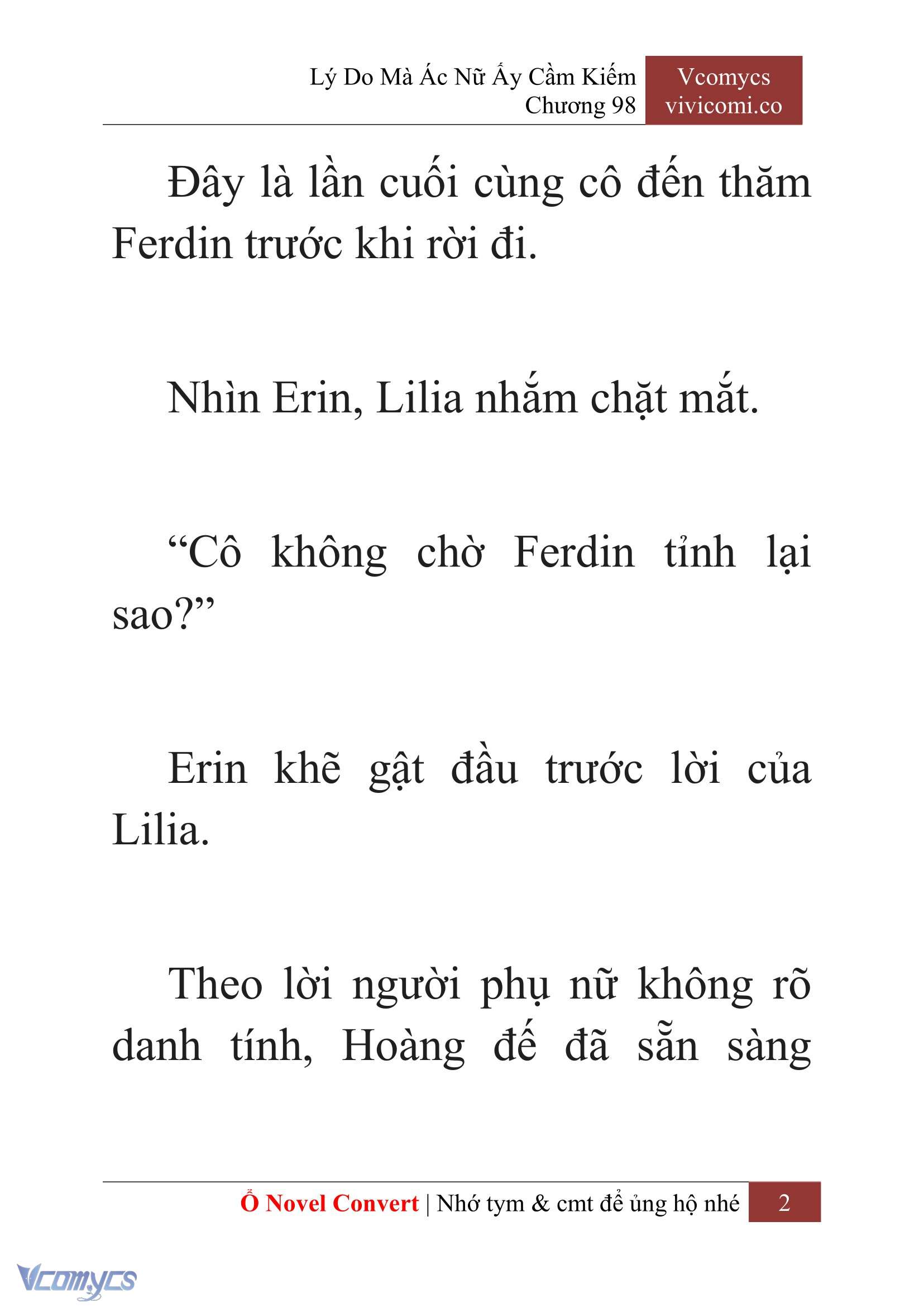 [Novel] Lý Do Mà Ác Nữ Ấy Cầm Kiếm Chapter 98 - Trang 5