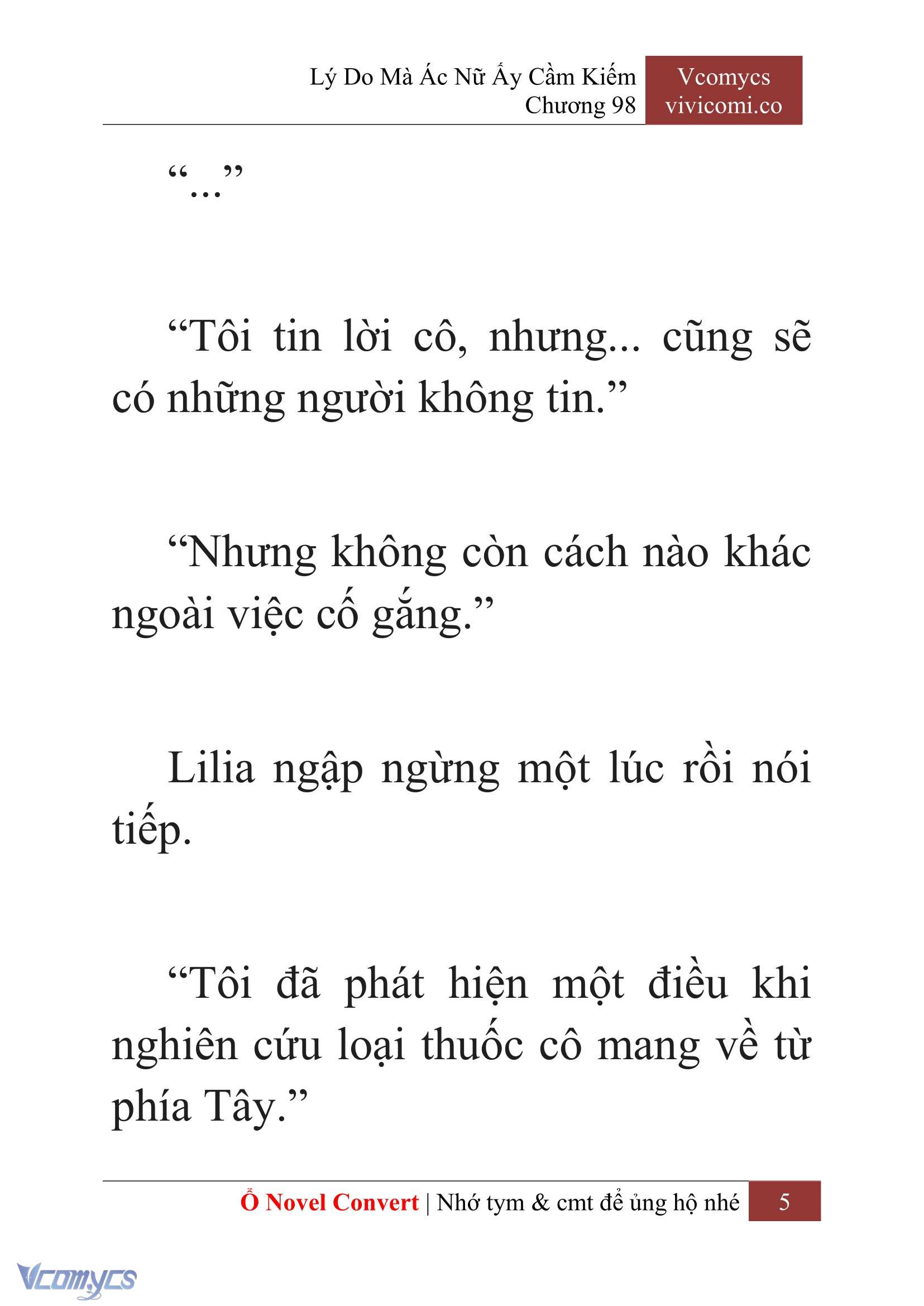 [Novel] Lý Do Mà Ác Nữ Ấy Cầm Kiếm Chapter 98 - Trang 8