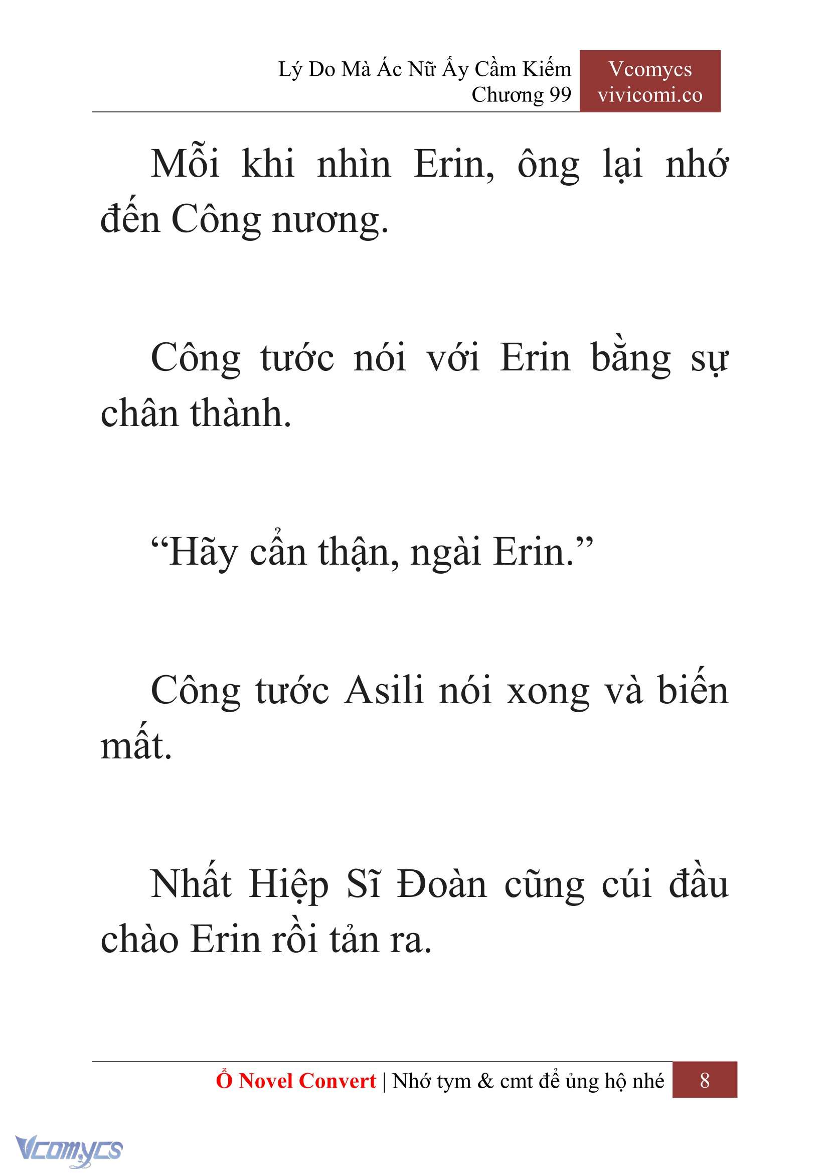 [Novel] Lý Do Mà Ác Nữ Ấy Cầm Kiếm Chapter 99 - Trang 11