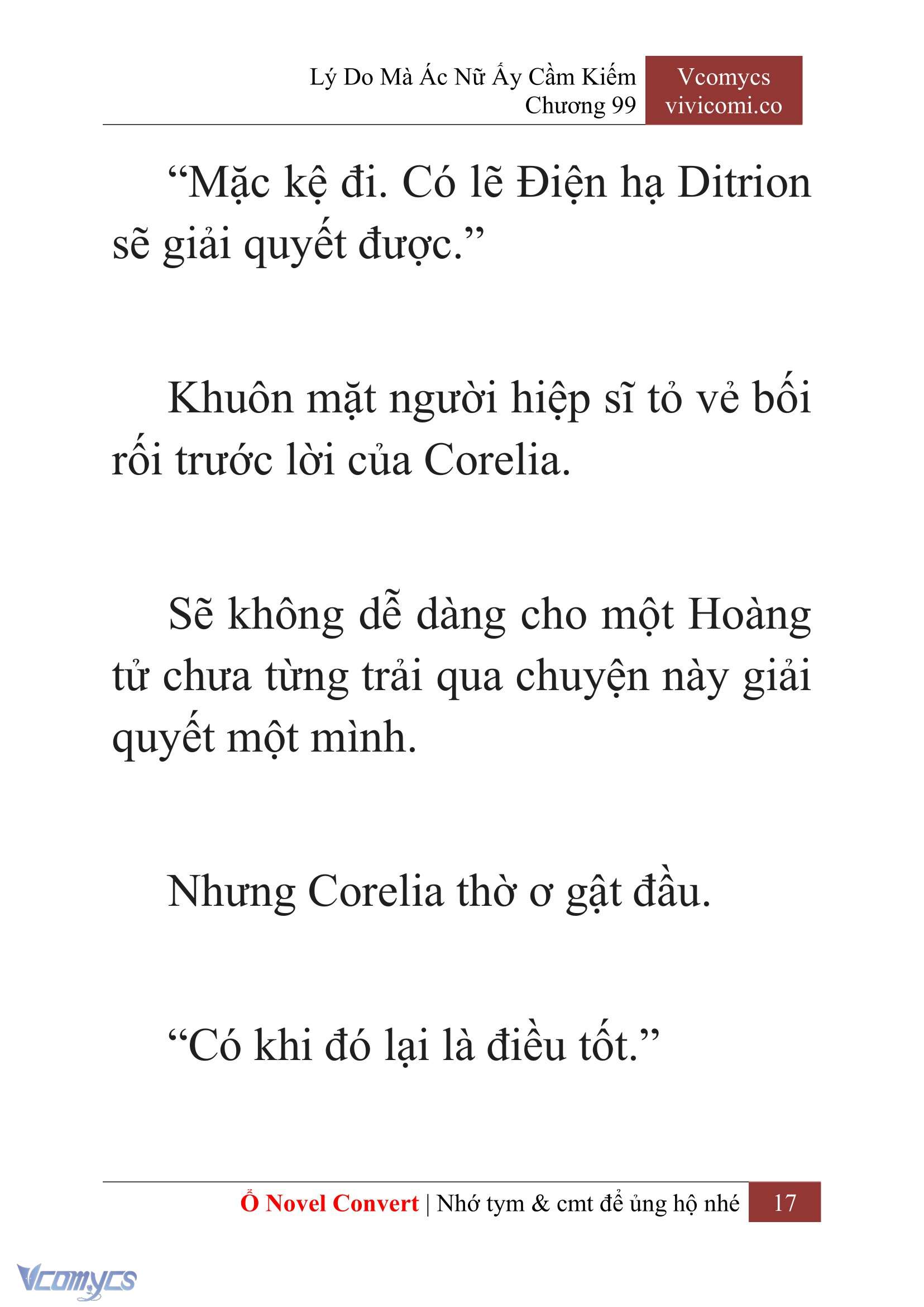 [Novel] Lý Do Mà Ác Nữ Ấy Cầm Kiếm Chapter 99 - Trang 20