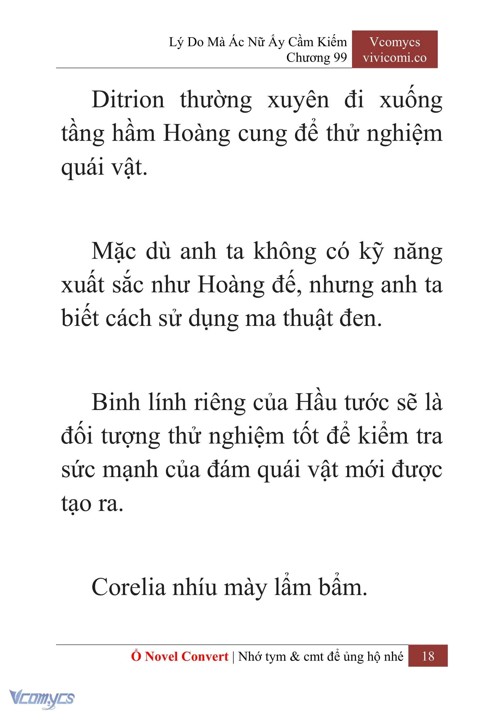 [Novel] Lý Do Mà Ác Nữ Ấy Cầm Kiếm Chapter 99 - Trang 21