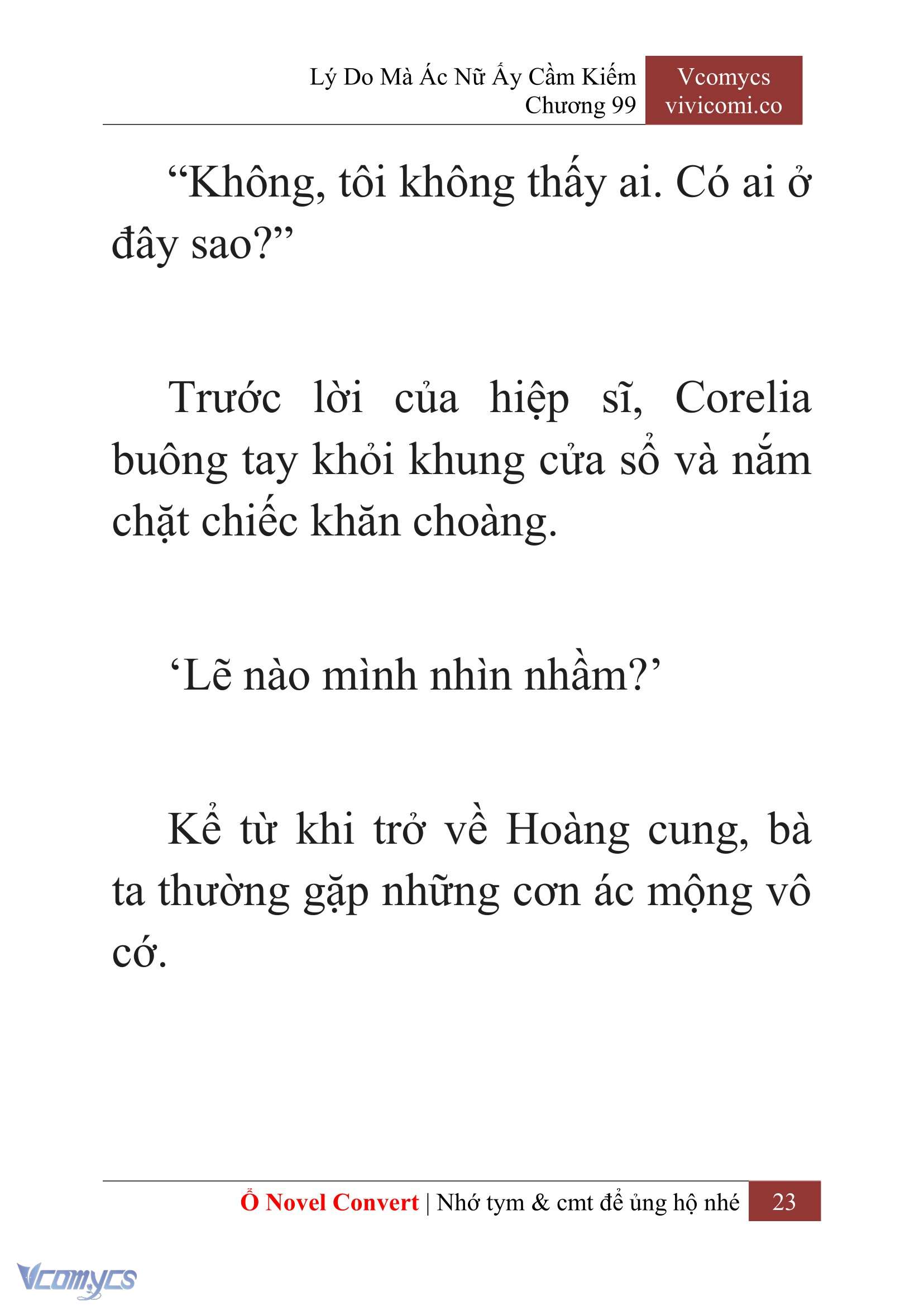 [Novel] Lý Do Mà Ác Nữ Ấy Cầm Kiếm Chapter 99 - Trang 26