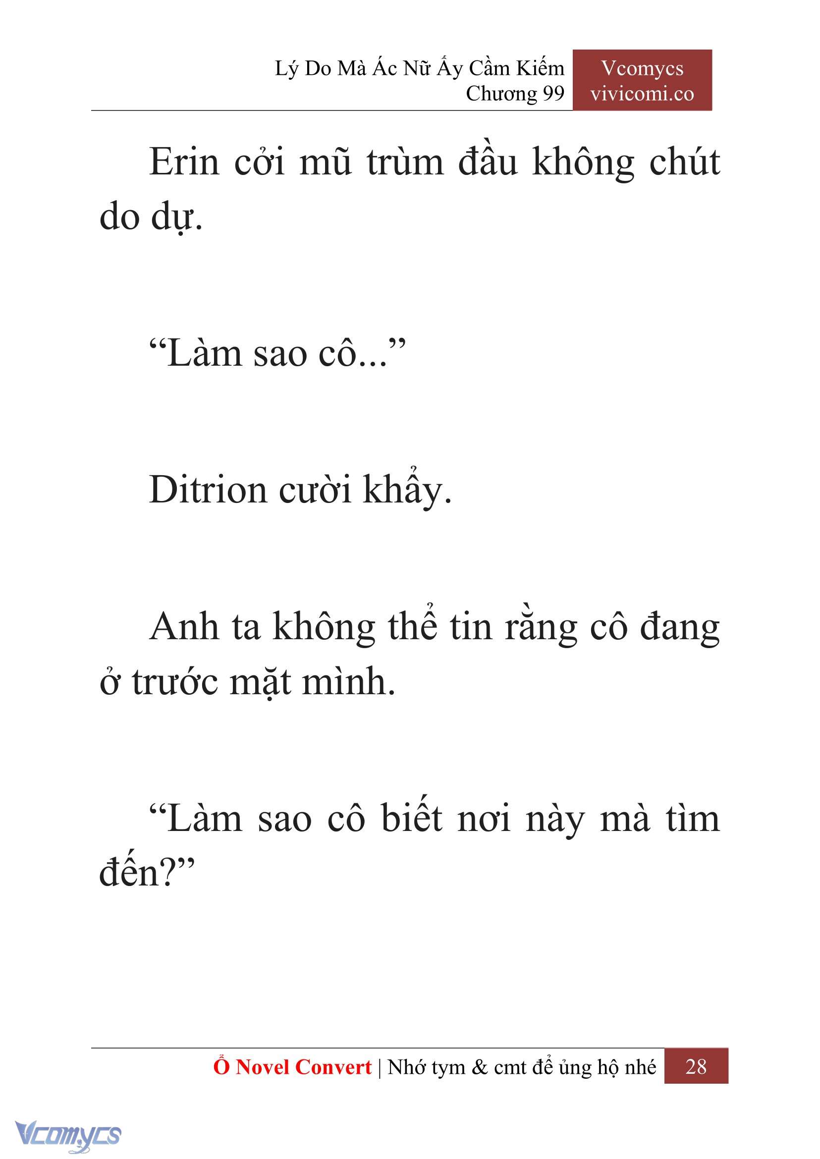 [Novel] Lý Do Mà Ác Nữ Ấy Cầm Kiếm Chapter 99 - Trang 31