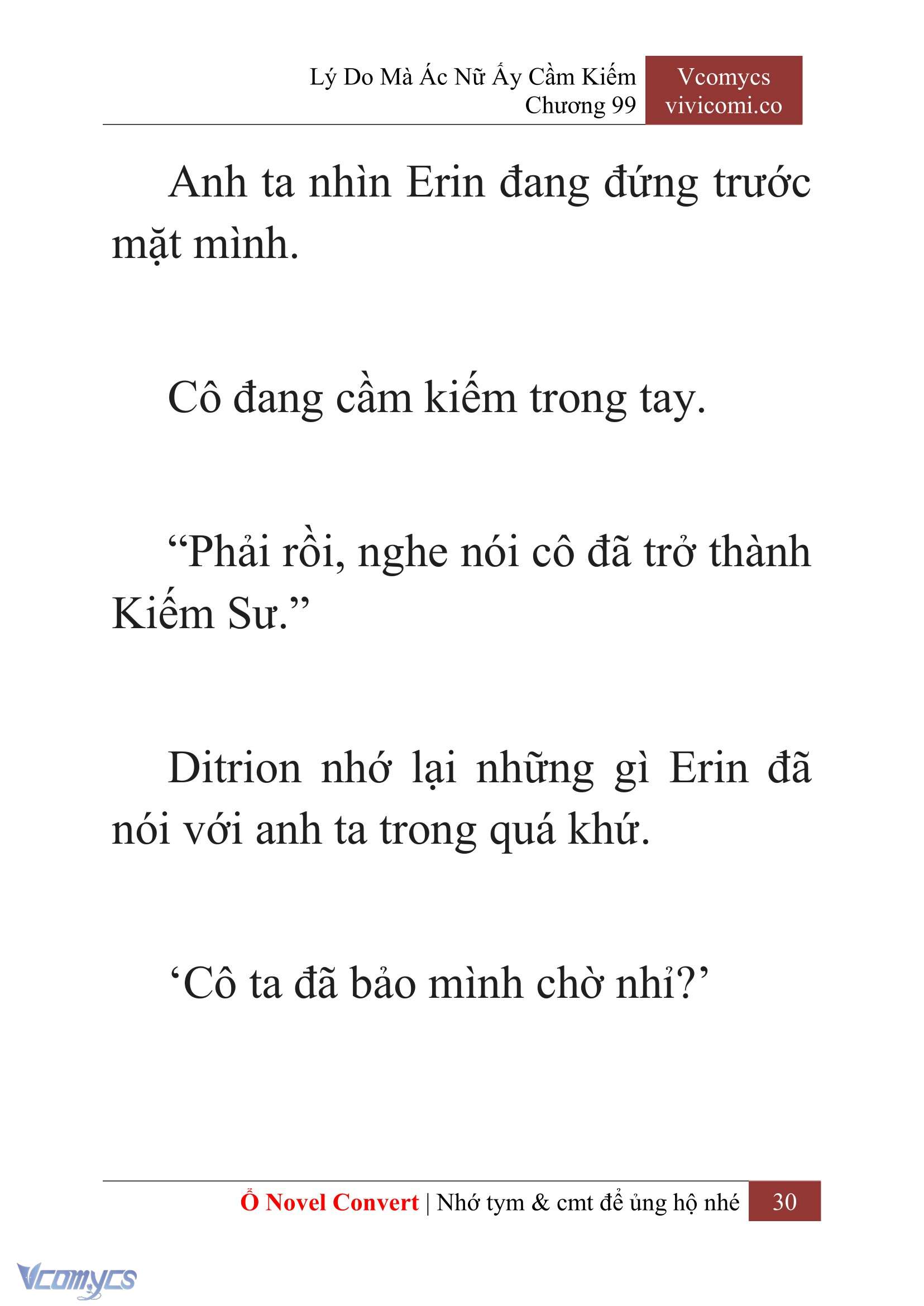 [Novel] Lý Do Mà Ác Nữ Ấy Cầm Kiếm Chapter 99 - Trang 33