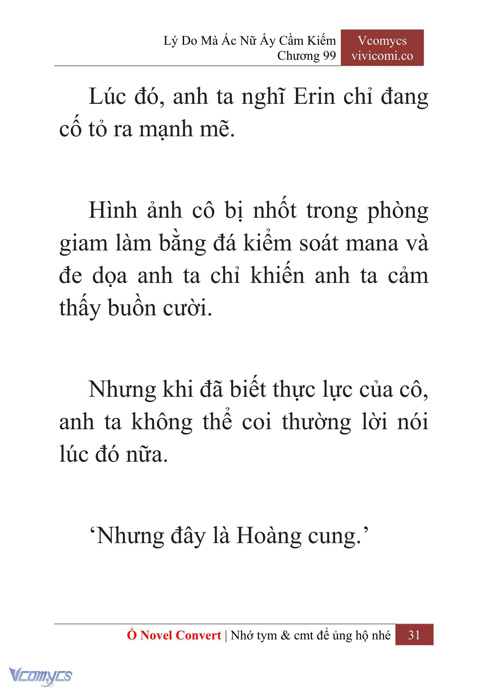 [Novel] Lý Do Mà Ác Nữ Ấy Cầm Kiếm Chapter 99 - Trang 34
