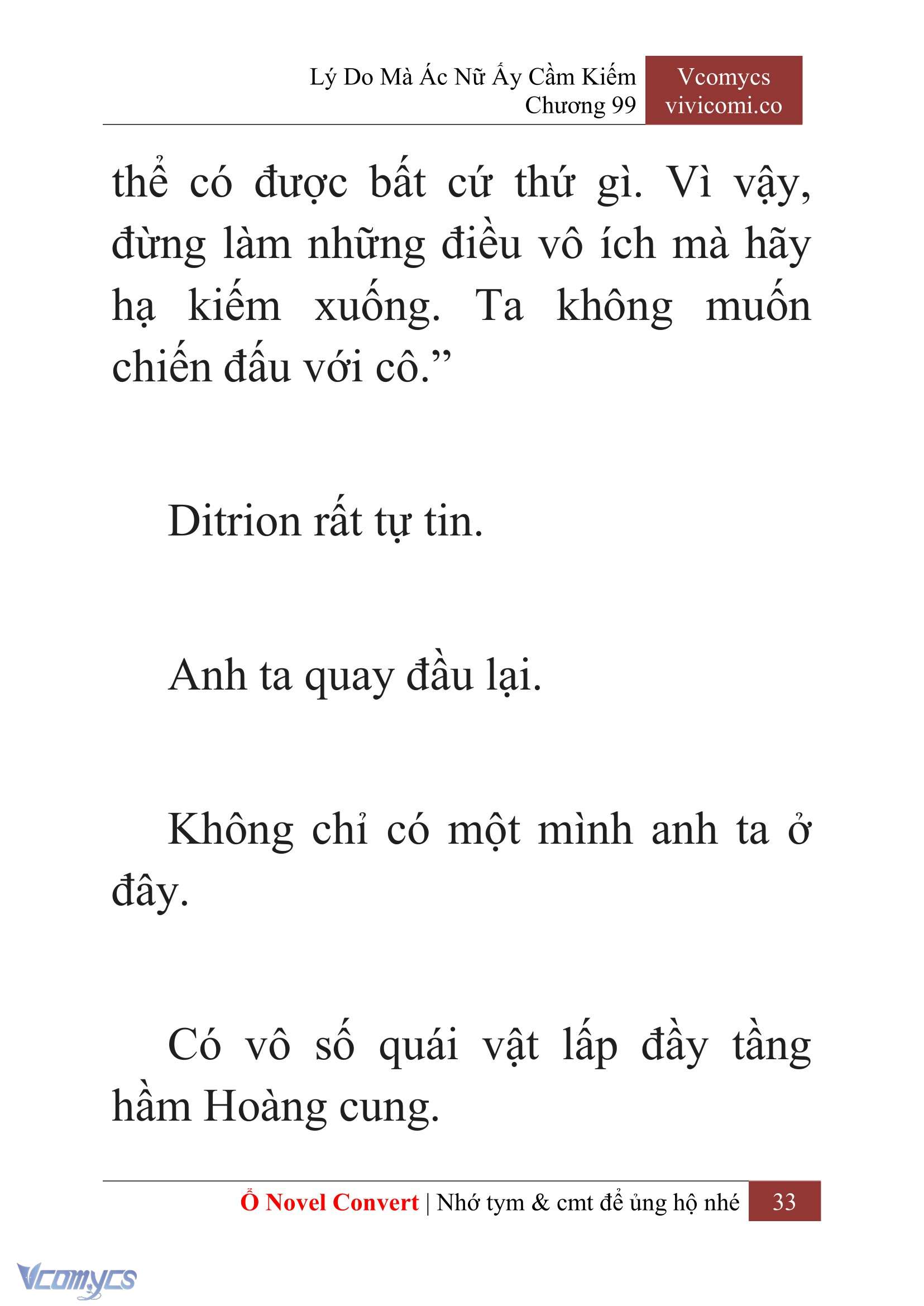[Novel] Lý Do Mà Ác Nữ Ấy Cầm Kiếm Chapter 99 - Trang 36