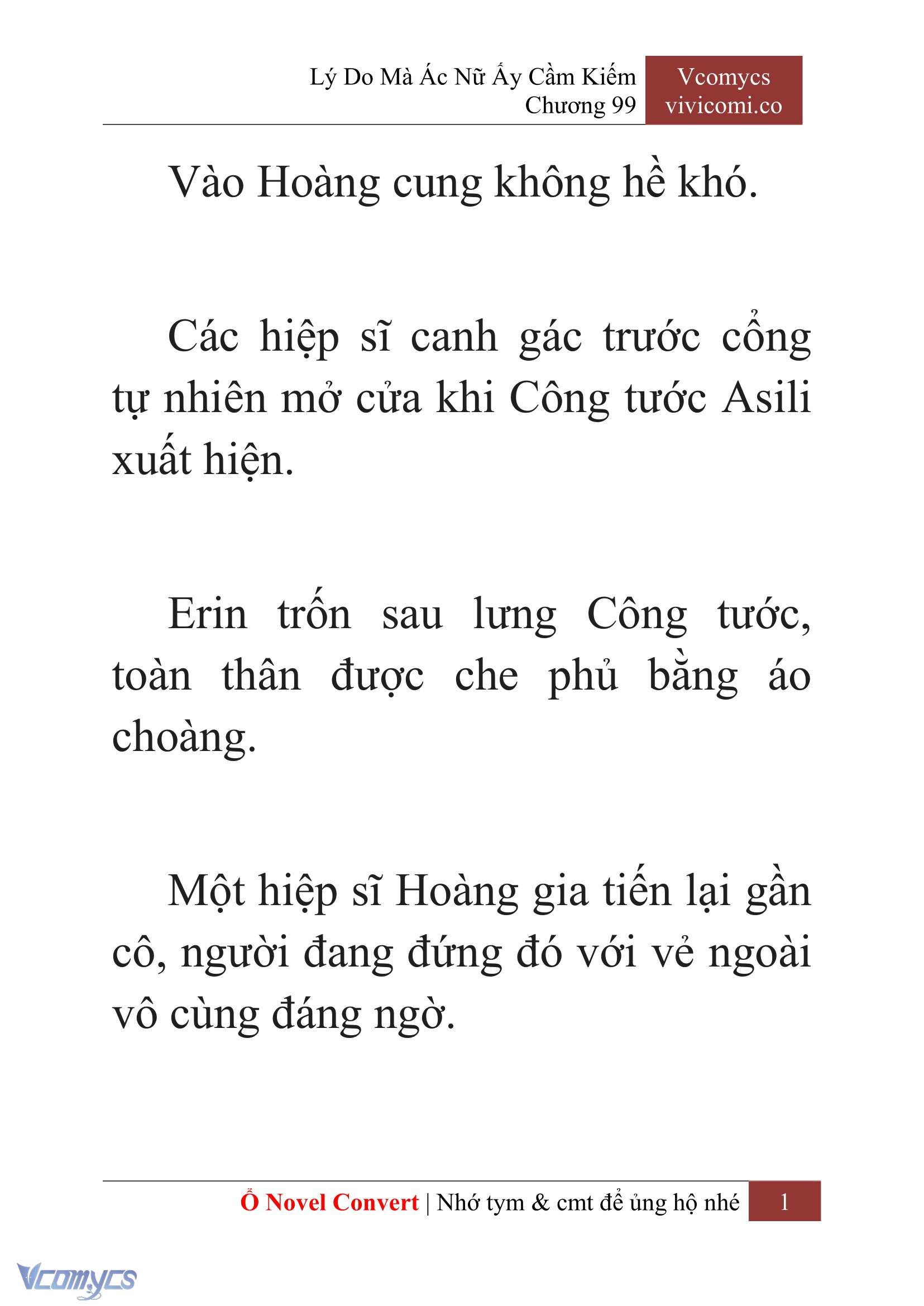 [Novel] Lý Do Mà Ác Nữ Ấy Cầm Kiếm Chapter 99 - Trang 4