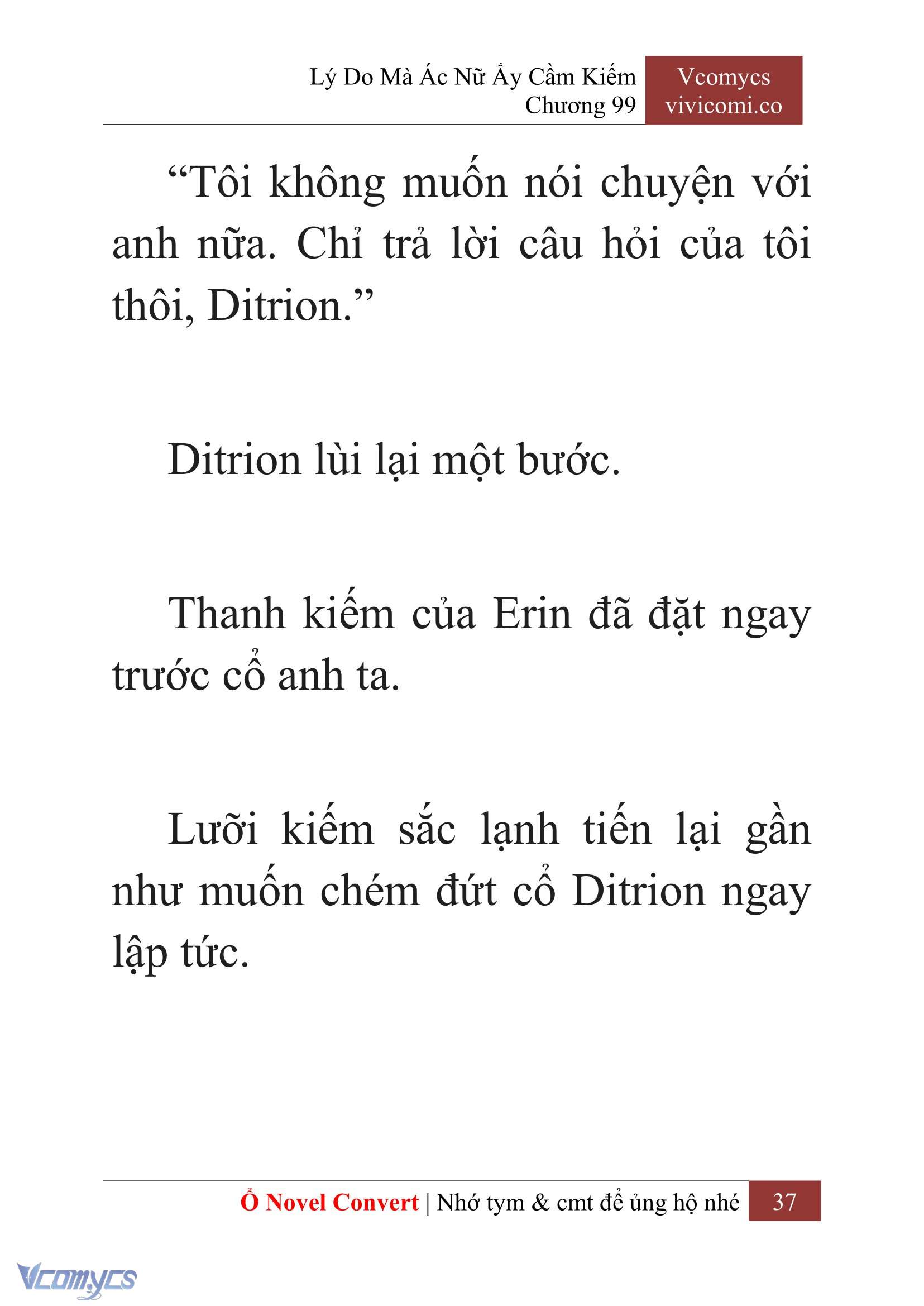 [Novel] Lý Do Mà Ác Nữ Ấy Cầm Kiếm Chapter 99 - Trang 40