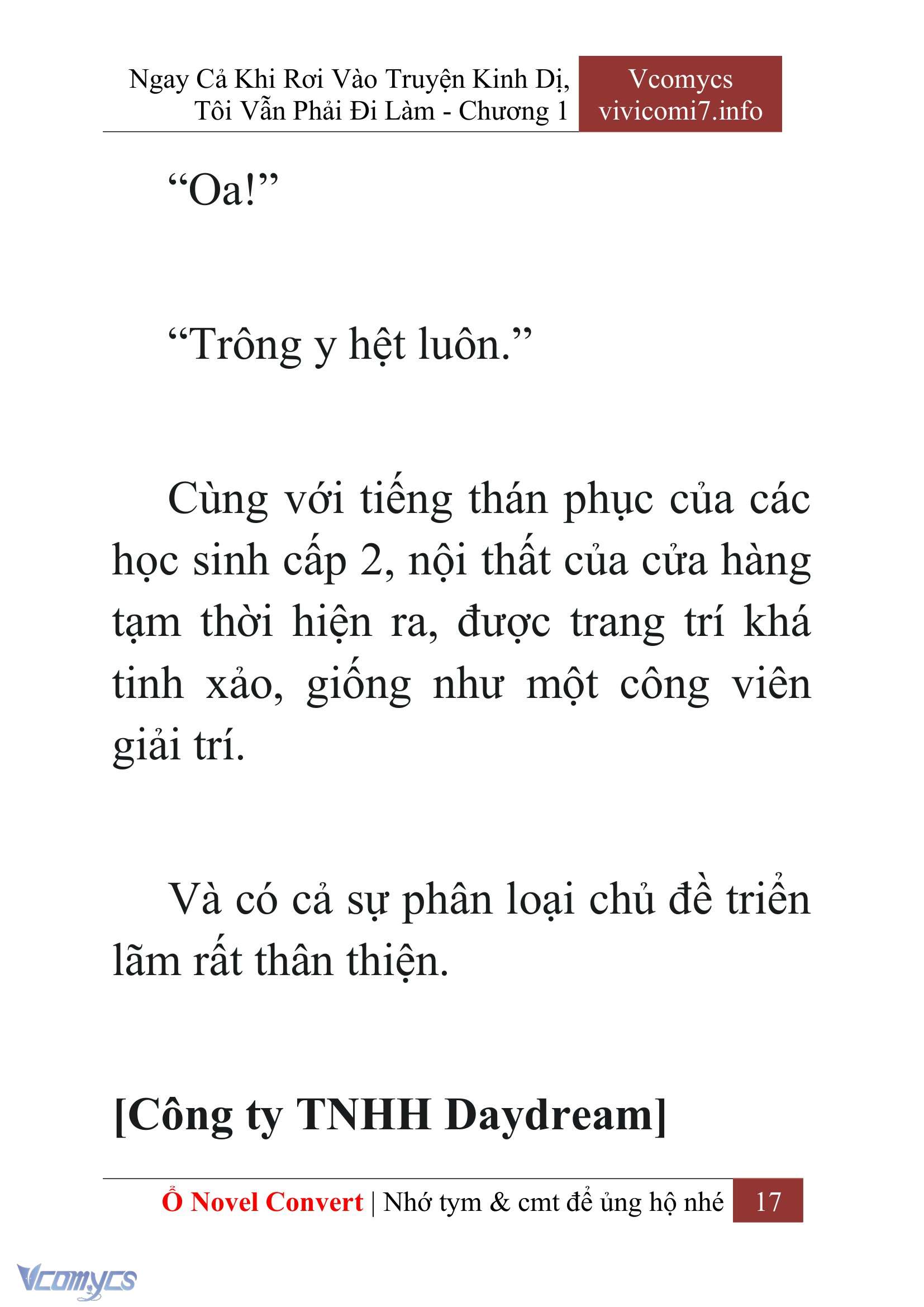 [Novel] Ngay Cả Khi Rơi Vào Truyện Kinh Dị, Tôi Vẫn Phải Đi Làm Chapter 1 - Trang 19