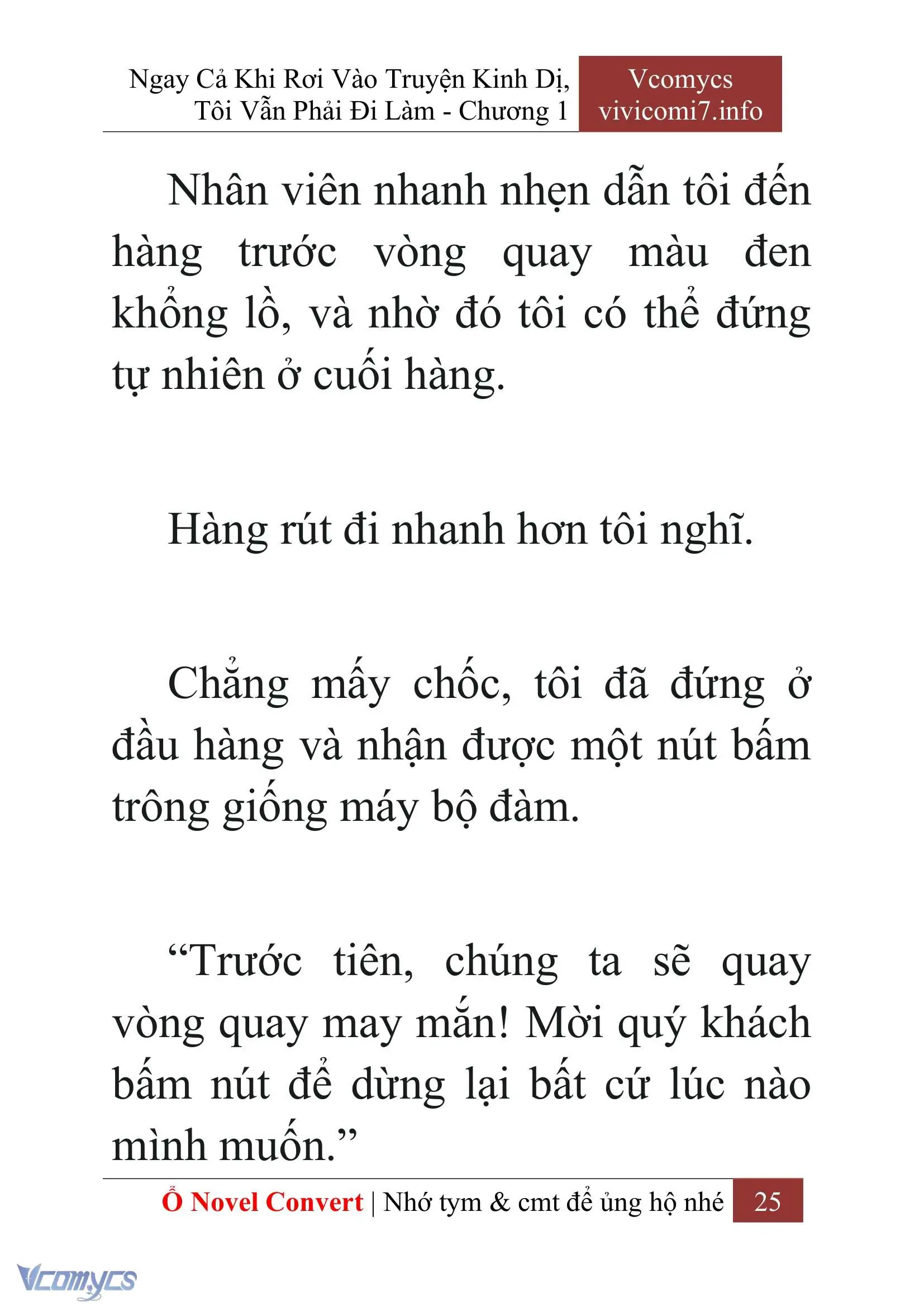 [Novel] Ngay Cả Khi Rơi Vào Truyện Kinh Dị, Tôi Vẫn Phải Đi Làm Chapter 1 - Trang 27