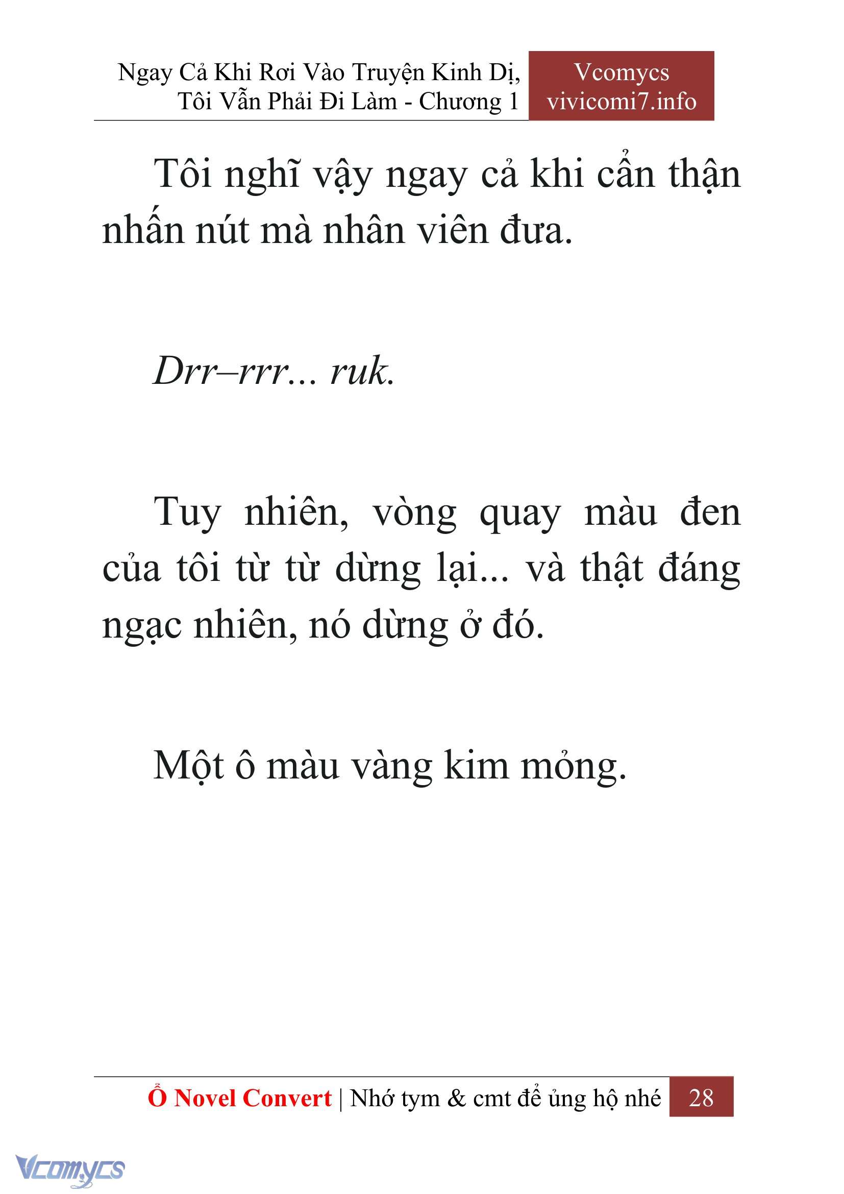 [Novel] Ngay Cả Khi Rơi Vào Truyện Kinh Dị, Tôi Vẫn Phải Đi Làm Chapter 1 - Trang 30