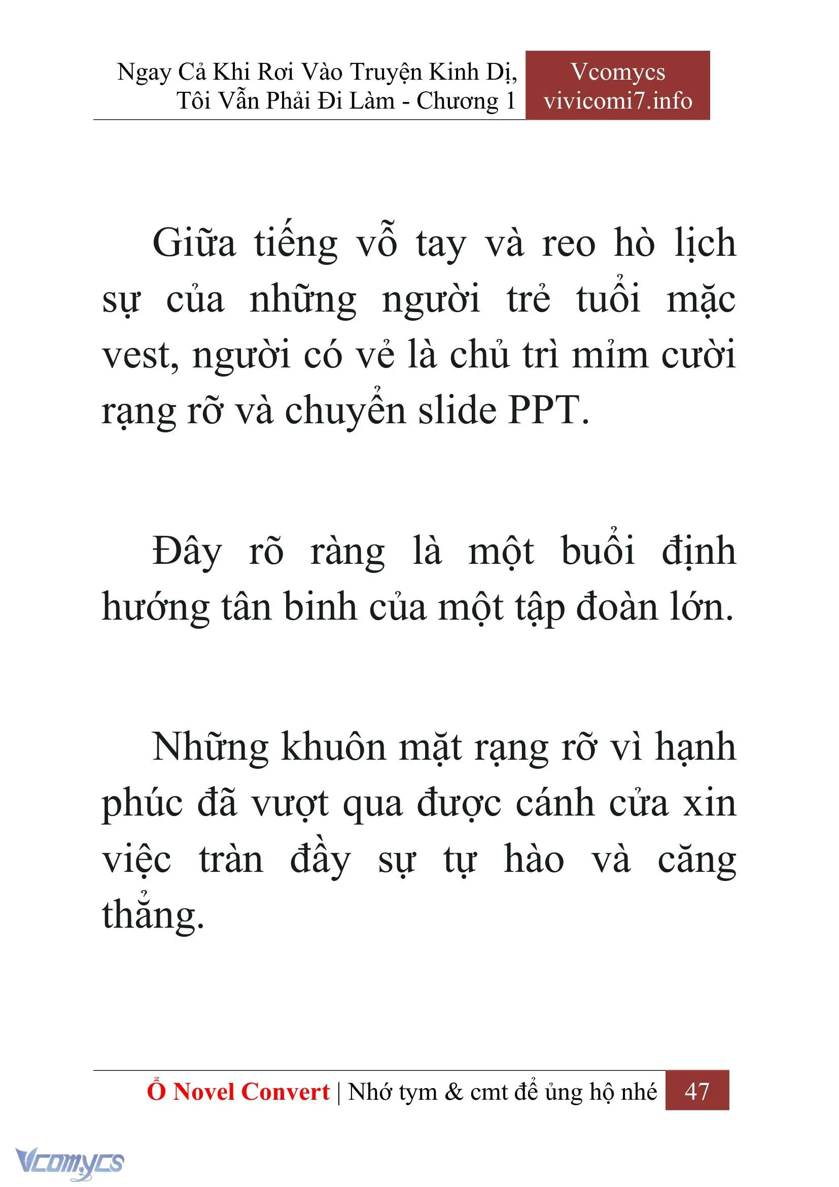 [Novel] Ngay Cả Khi Rơi Vào Truyện Kinh Dị, Tôi Vẫn Phải Đi Làm Chapter 1 - Trang 49