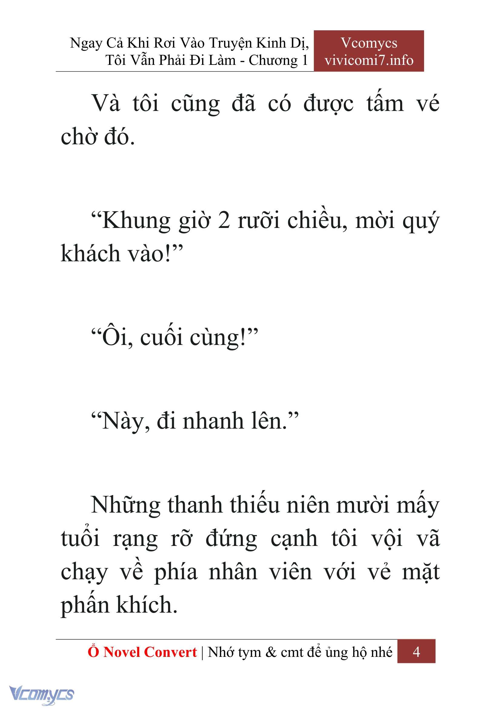 [Novel] Ngay Cả Khi Rơi Vào Truyện Kinh Dị, Tôi Vẫn Phải Đi Làm Chapter 1 - Trang 6