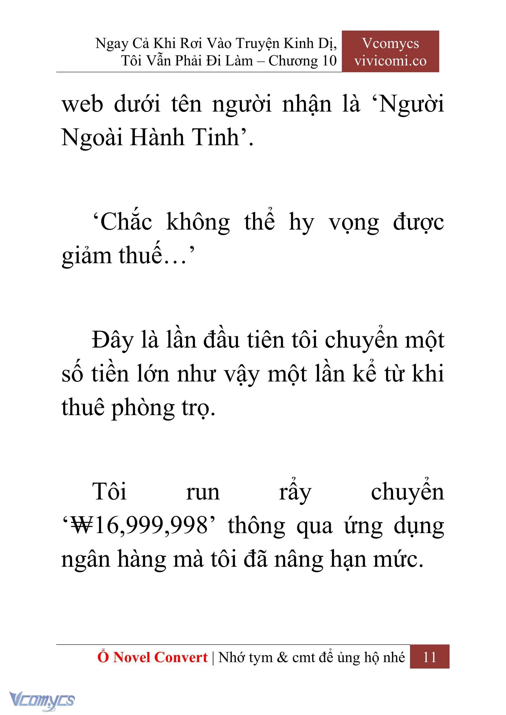 [Novel] Ngay Cả Khi Rơi Vào Truyện Kinh Dị, Tôi Vẫn Phải Đi Làm Chapter 10 - Trang 14