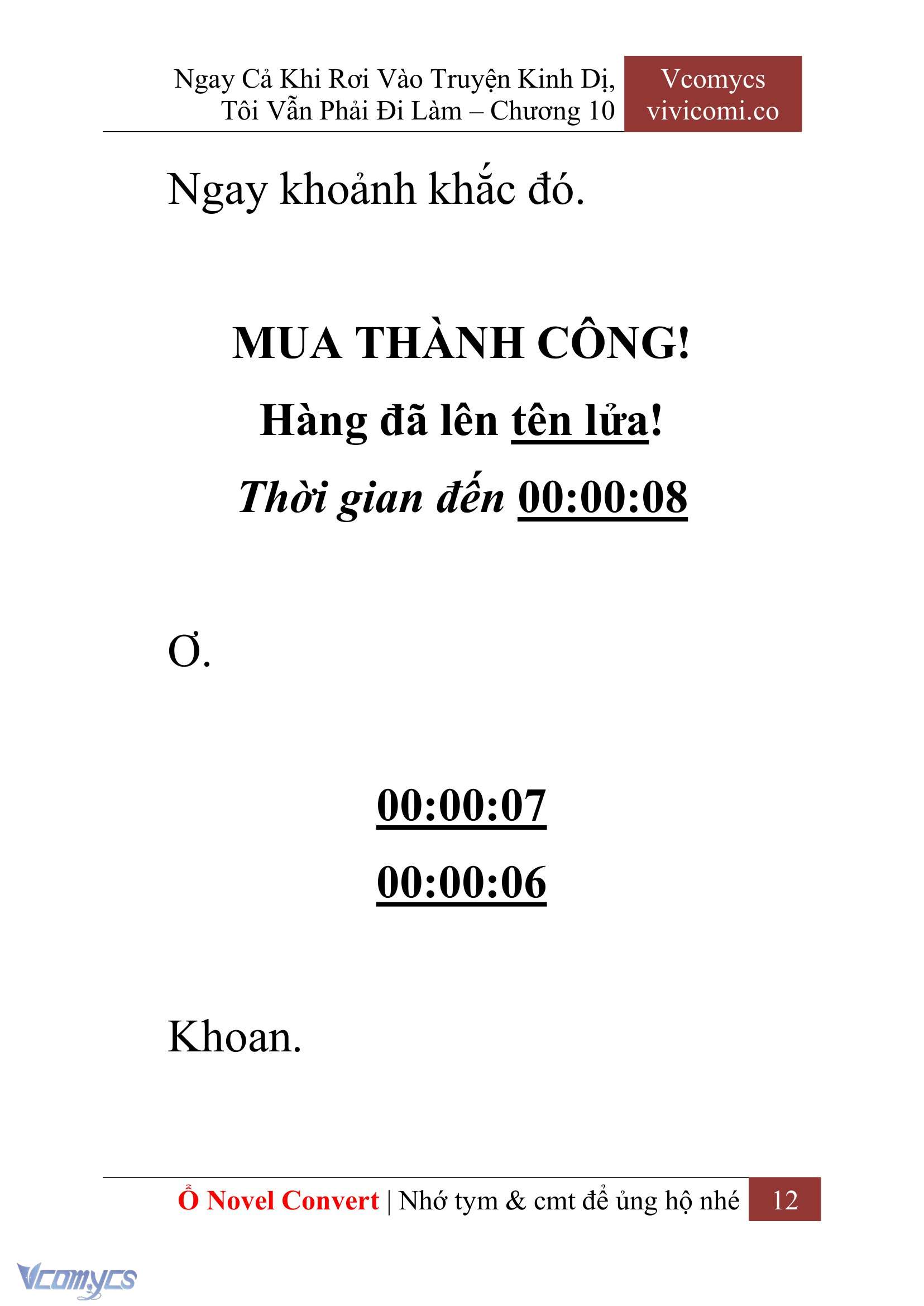 [Novel] Ngay Cả Khi Rơi Vào Truyện Kinh Dị, Tôi Vẫn Phải Đi Làm Chapter 10 - Trang 15