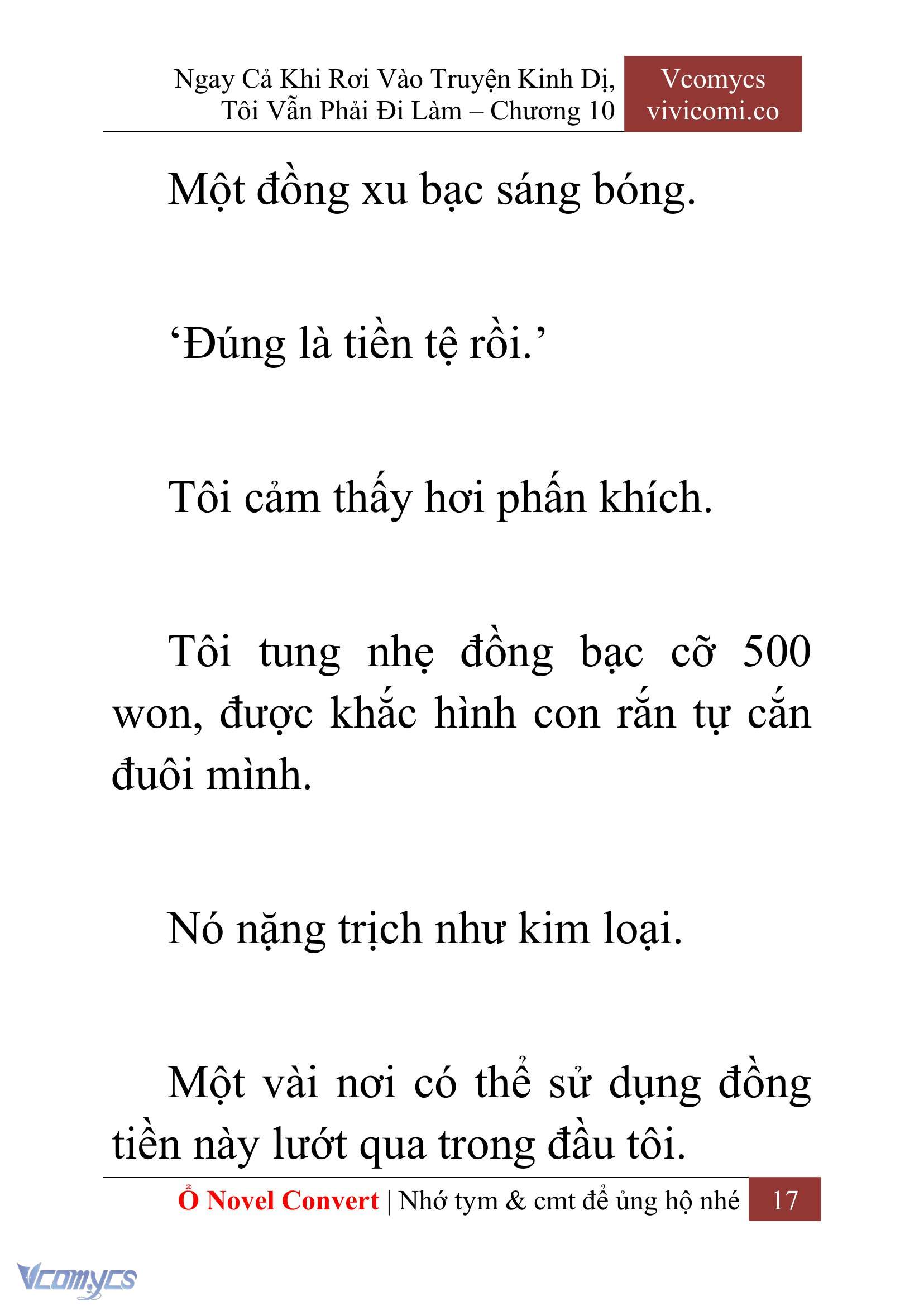 [Novel] Ngay Cả Khi Rơi Vào Truyện Kinh Dị, Tôi Vẫn Phải Đi Làm Chapter 10 - Trang 20