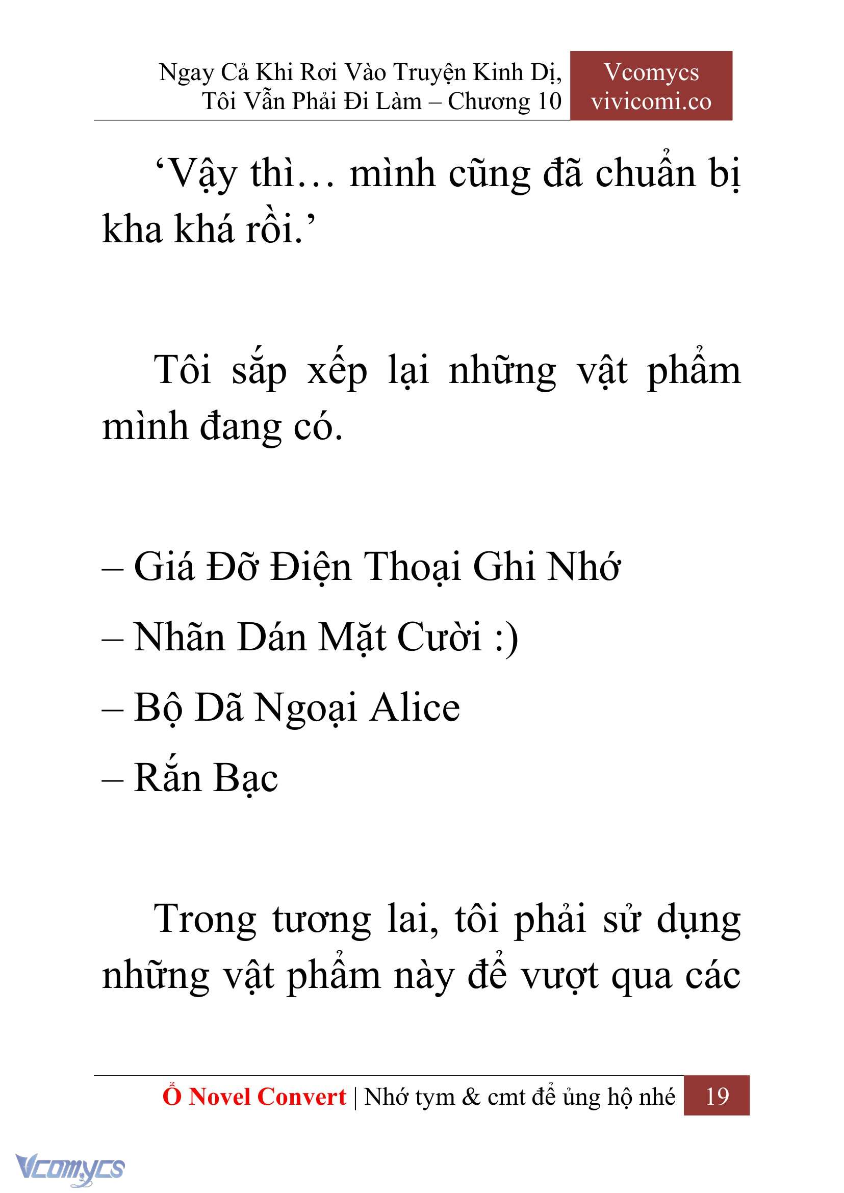 [Novel] Ngay Cả Khi Rơi Vào Truyện Kinh Dị, Tôi Vẫn Phải Đi Làm Chapter 10 - Trang 21