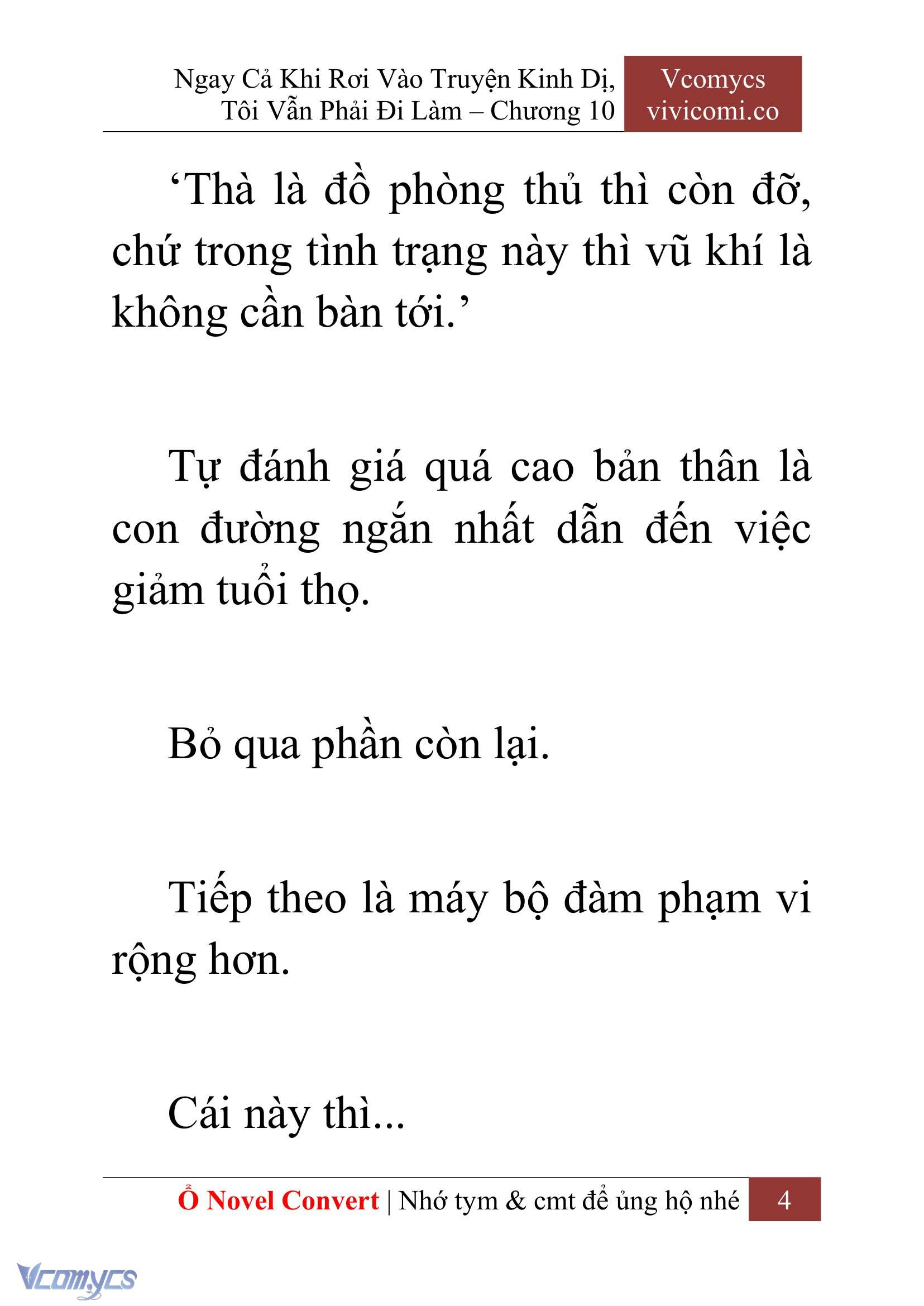 [Novel] Ngay Cả Khi Rơi Vào Truyện Kinh Dị, Tôi Vẫn Phải Đi Làm Chapter 10 - Trang 7