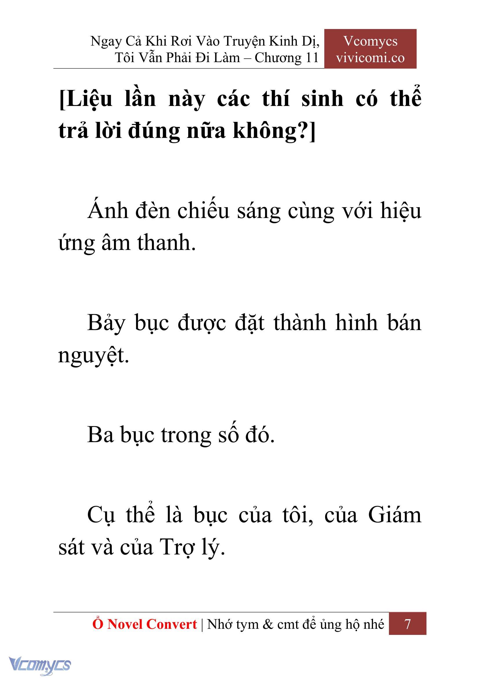 [Novel] Ngay Cả Khi Rơi Vào Truyện Kinh Dị, Tôi Vẫn Phải Đi Làm Chapter 11 - Trang 10