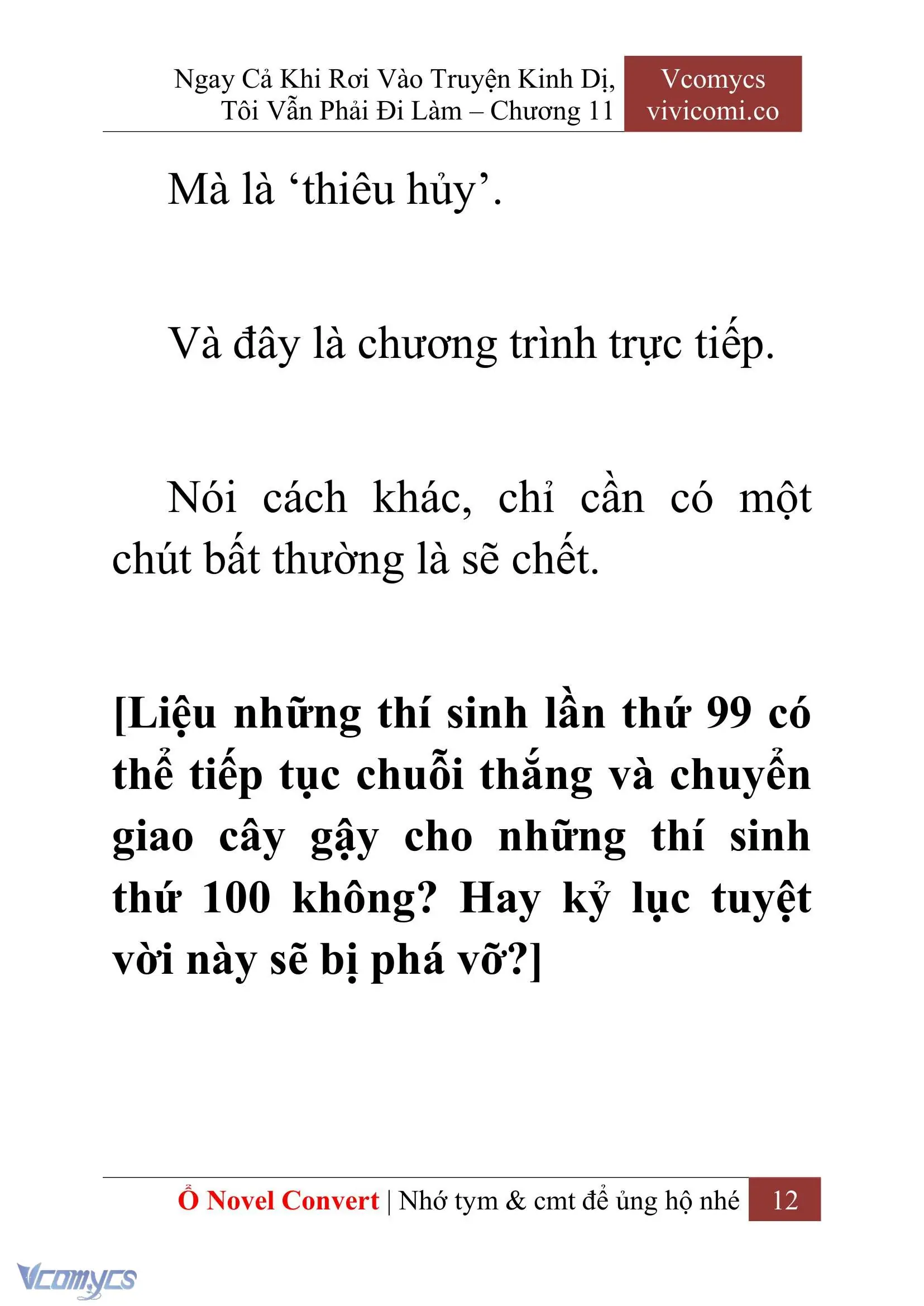 [Novel] Ngay Cả Khi Rơi Vào Truyện Kinh Dị, Tôi Vẫn Phải Đi Làm Chapter 11 - Trang 15