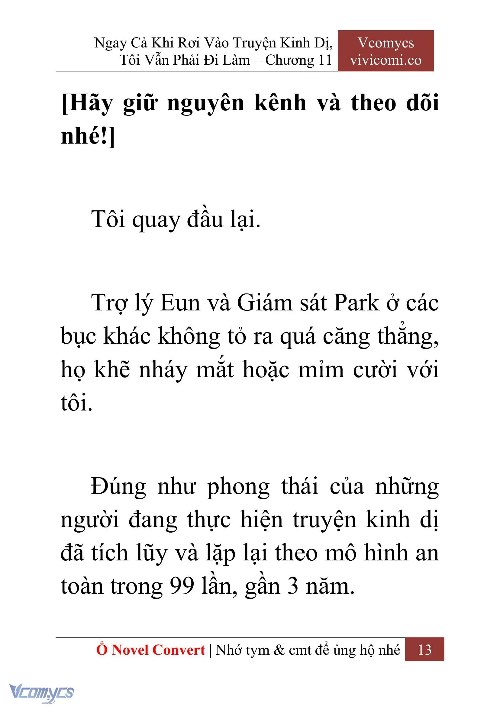 [Novel] Ngay Cả Khi Rơi Vào Truyện Kinh Dị, Tôi Vẫn Phải Đi Làm Chapter 11 - Trang 16