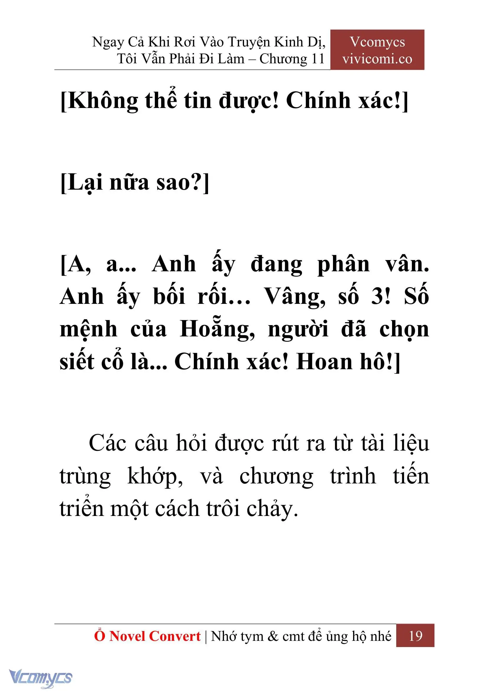 [Novel] Ngay Cả Khi Rơi Vào Truyện Kinh Dị, Tôi Vẫn Phải Đi Làm Chapter 11 - Trang 22