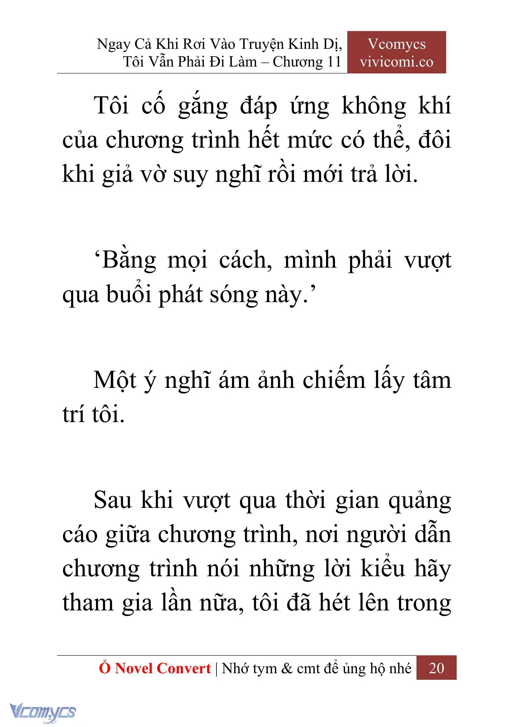 [Novel] Ngay Cả Khi Rơi Vào Truyện Kinh Dị, Tôi Vẫn Phải Đi Làm Chapter 11 - Trang 23