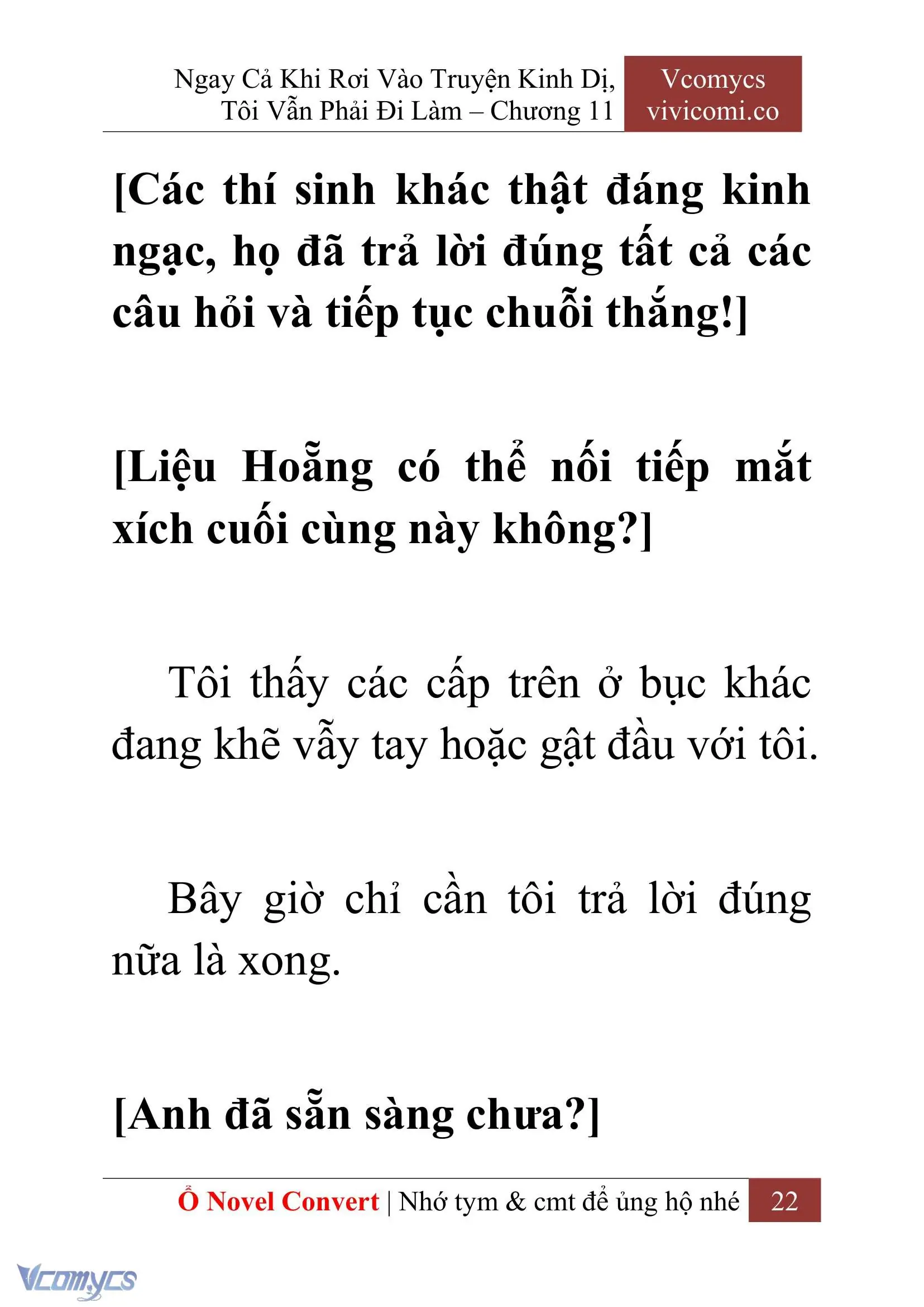 [Novel] Ngay Cả Khi Rơi Vào Truyện Kinh Dị, Tôi Vẫn Phải Đi Làm Chapter 11 - Trang 25