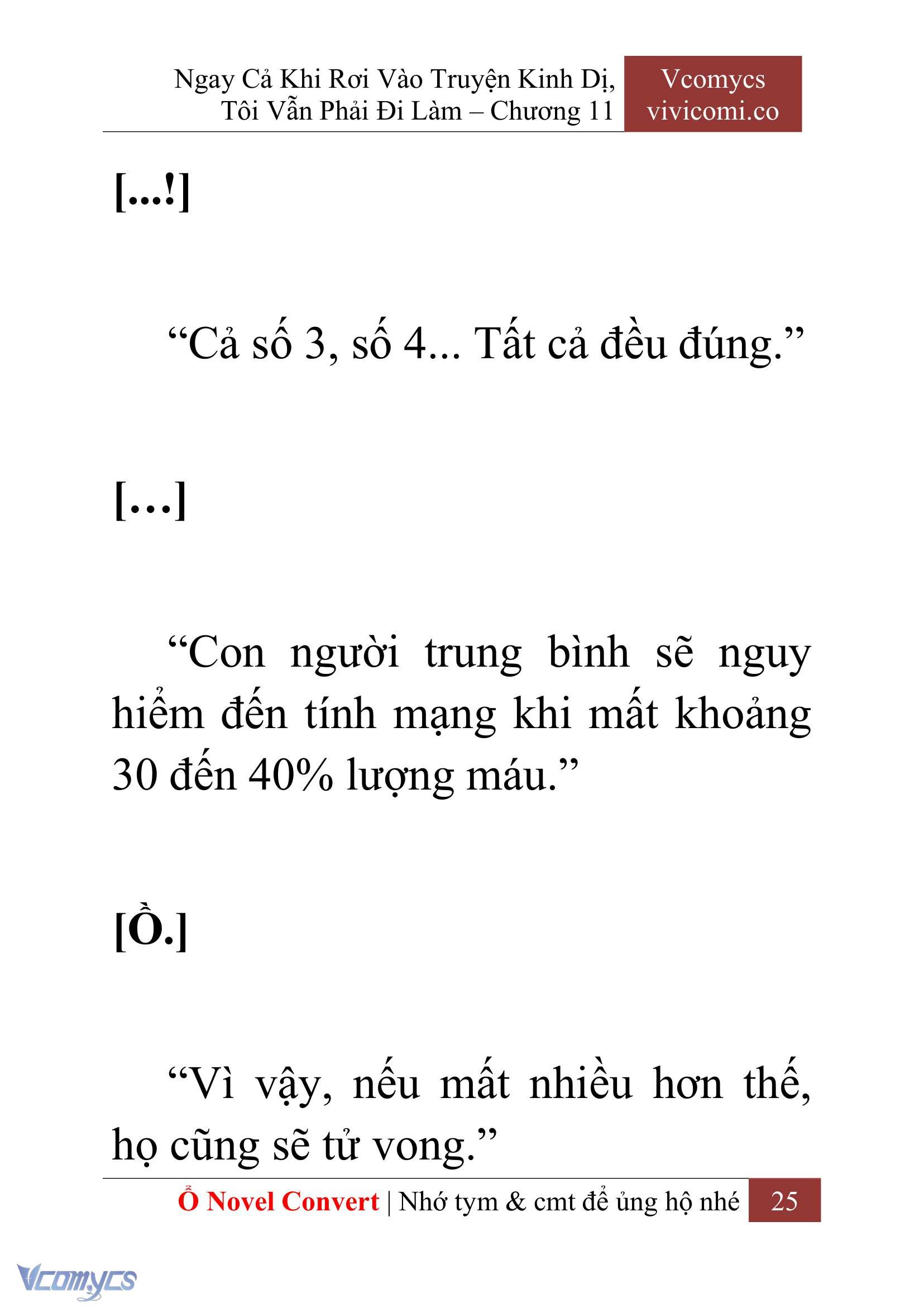 [Novel] Ngay Cả Khi Rơi Vào Truyện Kinh Dị, Tôi Vẫn Phải Đi Làm Chapter 11 - Trang 28