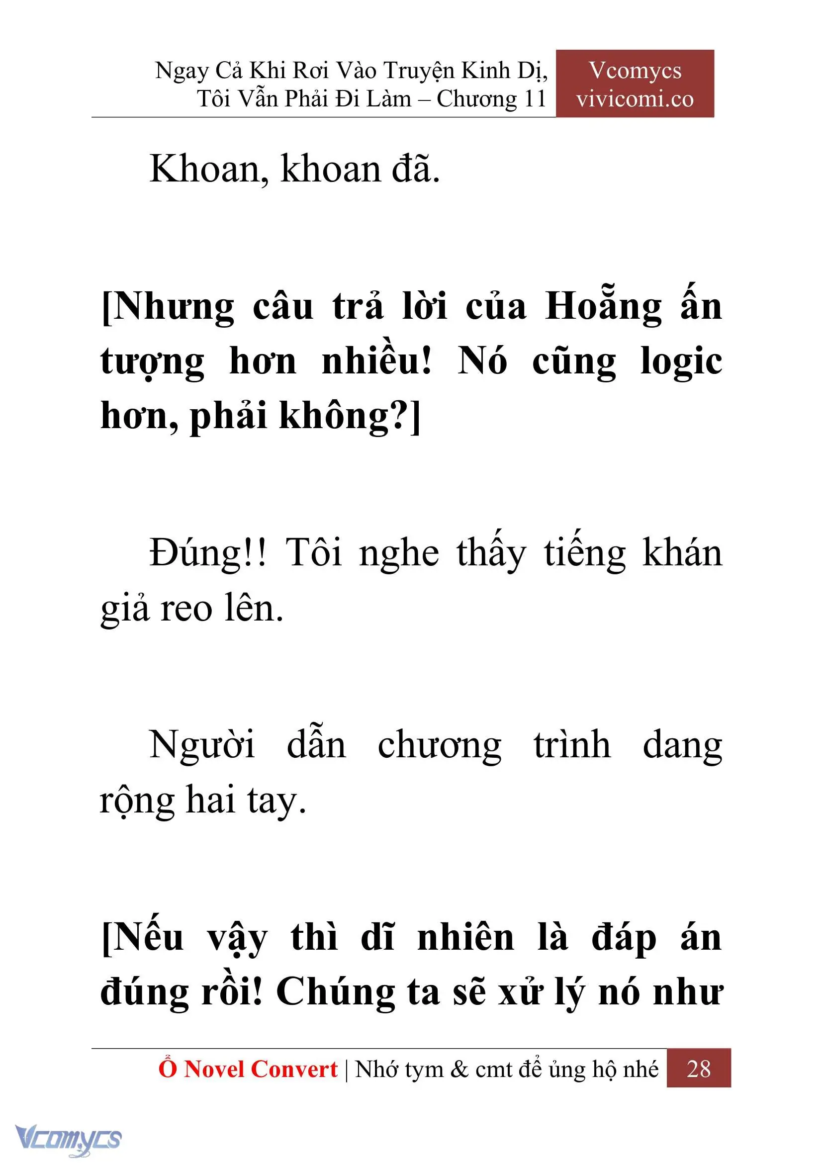 [Novel] Ngay Cả Khi Rơi Vào Truyện Kinh Dị, Tôi Vẫn Phải Đi Làm Chapter 11 - Trang 31