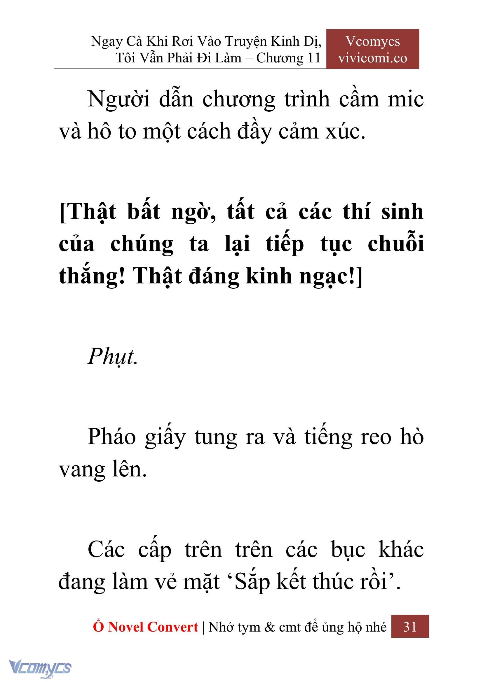 [Novel] Ngay Cả Khi Rơi Vào Truyện Kinh Dị, Tôi Vẫn Phải Đi Làm Chapter 11 - Trang 34
