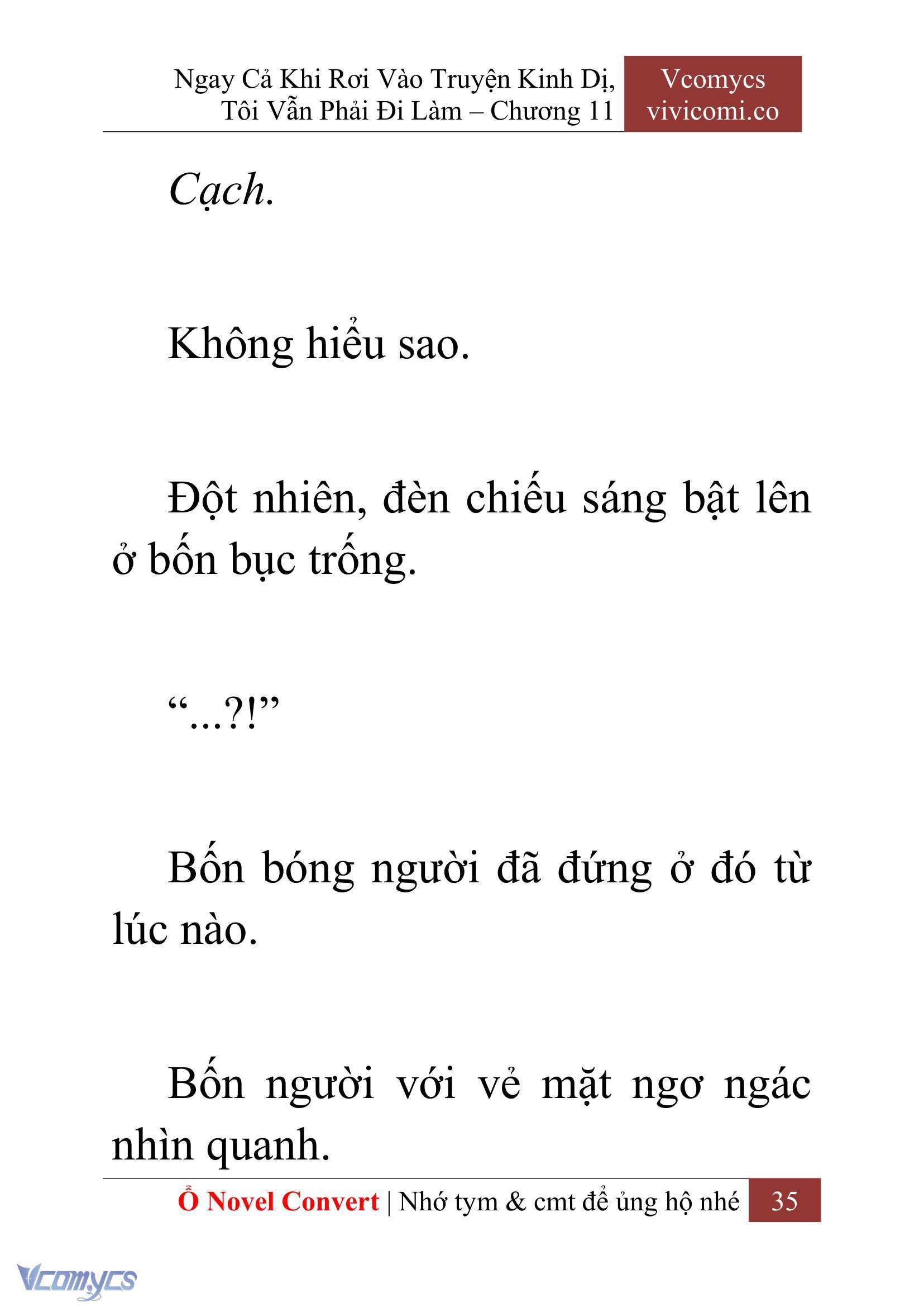 [Novel] Ngay Cả Khi Rơi Vào Truyện Kinh Dị, Tôi Vẫn Phải Đi Làm Chapter 11 - Trang 38