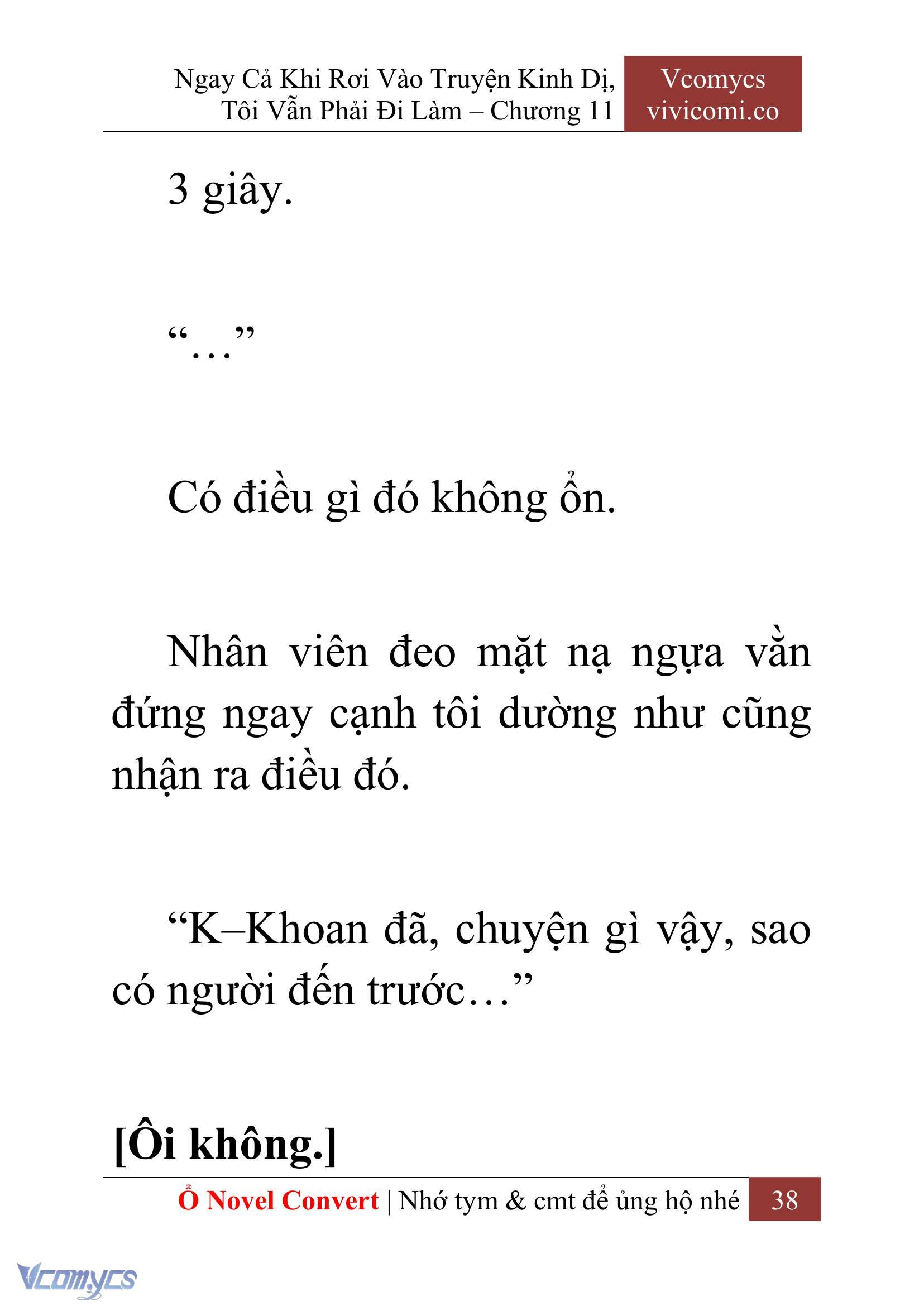 [Novel] Ngay Cả Khi Rơi Vào Truyện Kinh Dị, Tôi Vẫn Phải Đi Làm Chapter 11 - Trang 41
