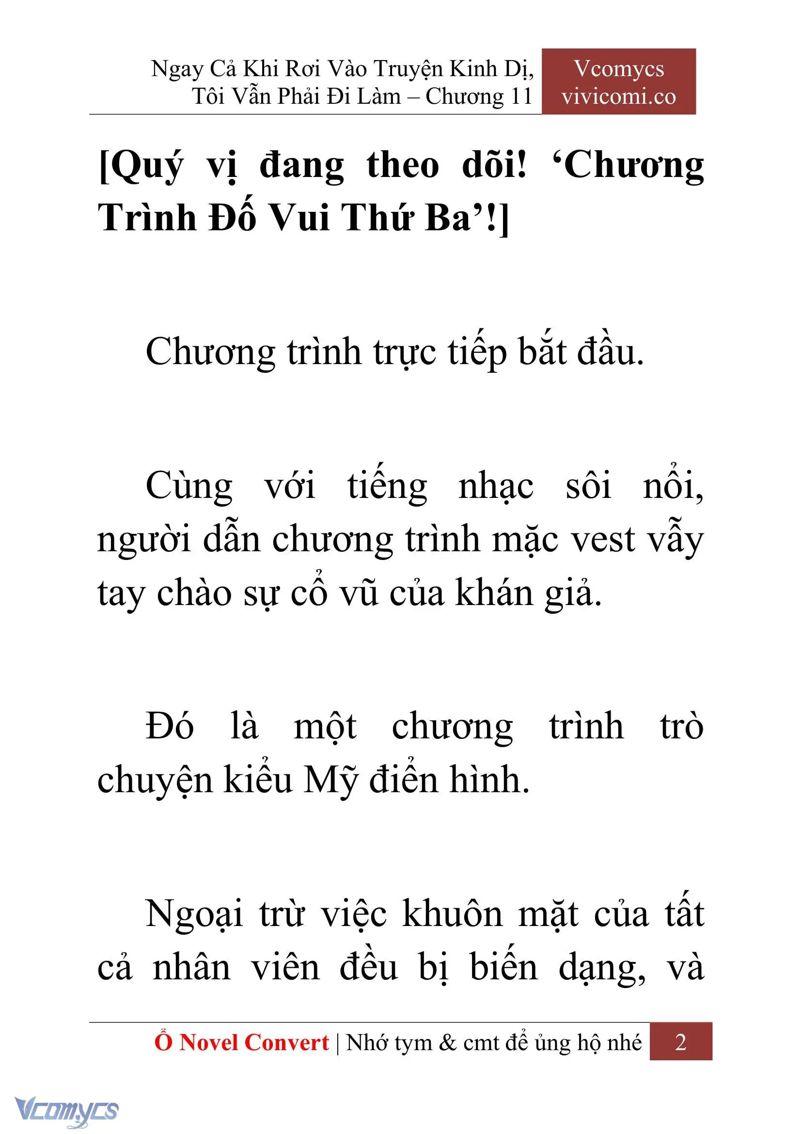 [Novel] Ngay Cả Khi Rơi Vào Truyện Kinh Dị, Tôi Vẫn Phải Đi Làm Chapter 11 - Trang 5