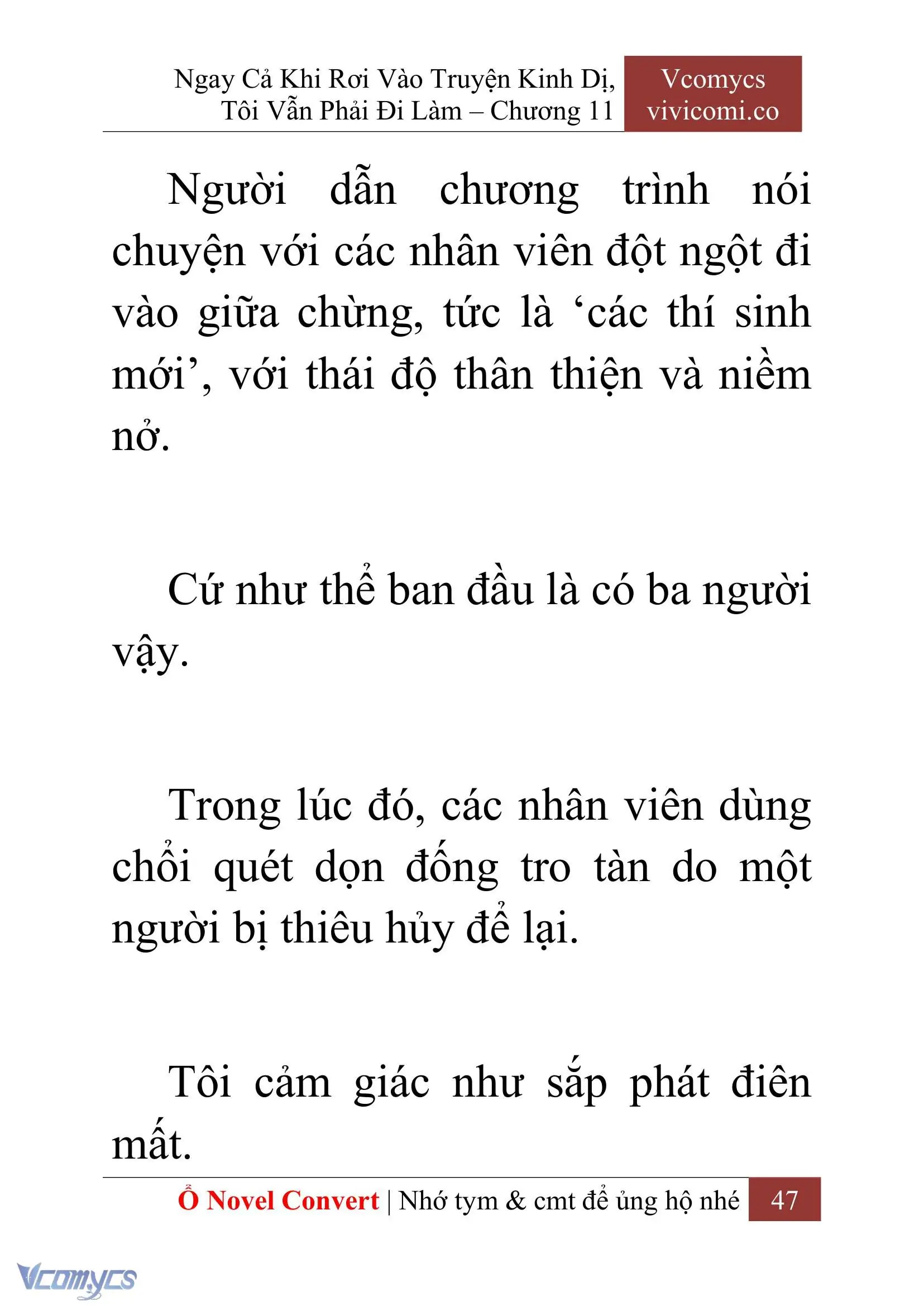 [Novel] Ngay Cả Khi Rơi Vào Truyện Kinh Dị, Tôi Vẫn Phải Đi Làm Chapter 11 - Trang 50