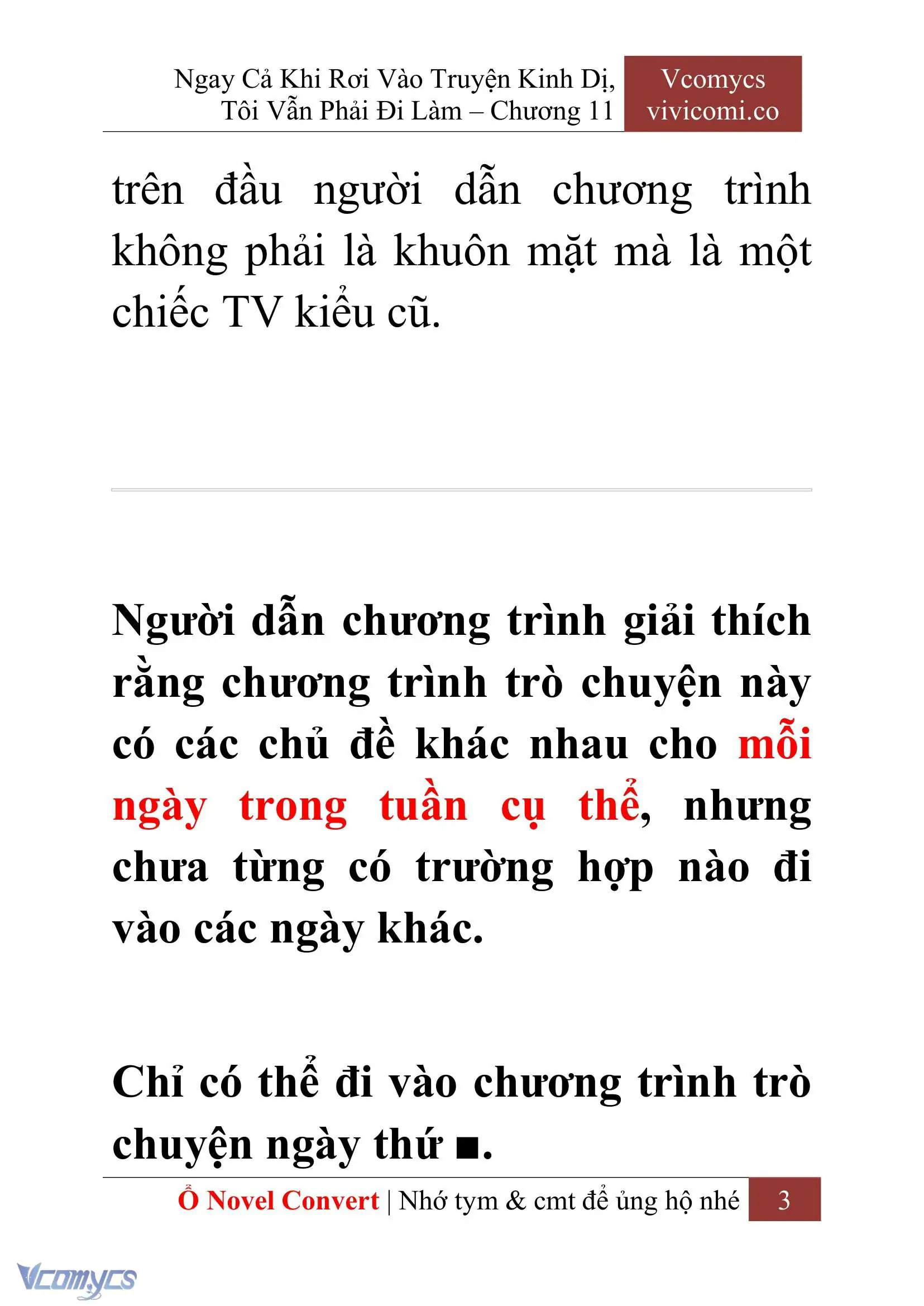 [Novel] Ngay Cả Khi Rơi Vào Truyện Kinh Dị, Tôi Vẫn Phải Đi Làm Chapter 11 - Trang 6