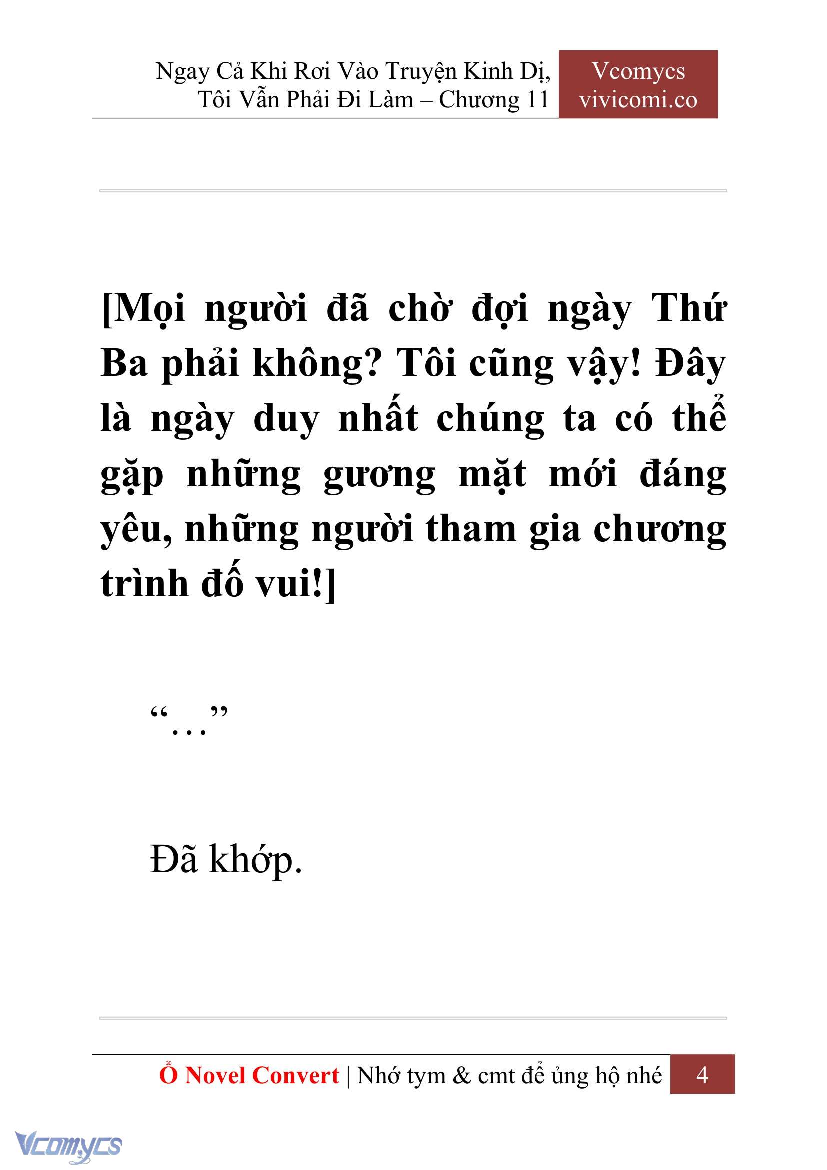 [Novel] Ngay Cả Khi Rơi Vào Truyện Kinh Dị, Tôi Vẫn Phải Đi Làm Chapter 11 - Trang 7