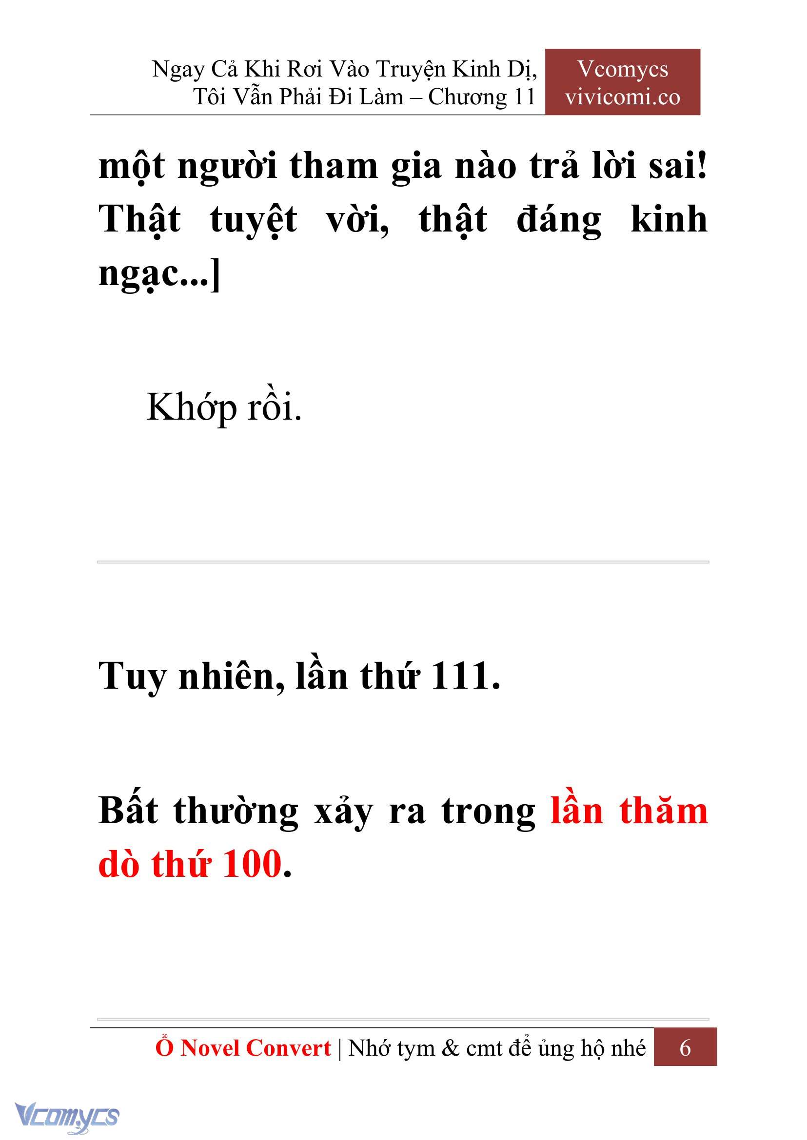 [Novel] Ngay Cả Khi Rơi Vào Truyện Kinh Dị, Tôi Vẫn Phải Đi Làm Chapter 11 - Trang 9