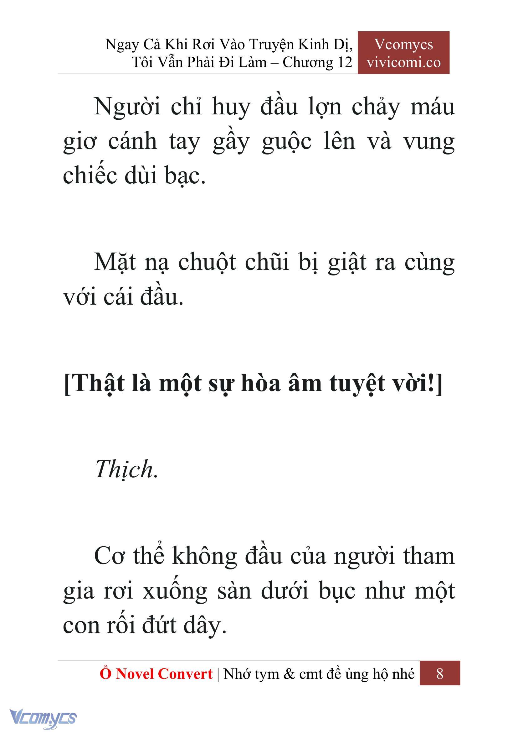 [Novel] Ngay Cả Khi Rơi Vào Truyện Kinh Dị, Tôi Vẫn Phải Đi Làm Chapter 12 - Trang 11
