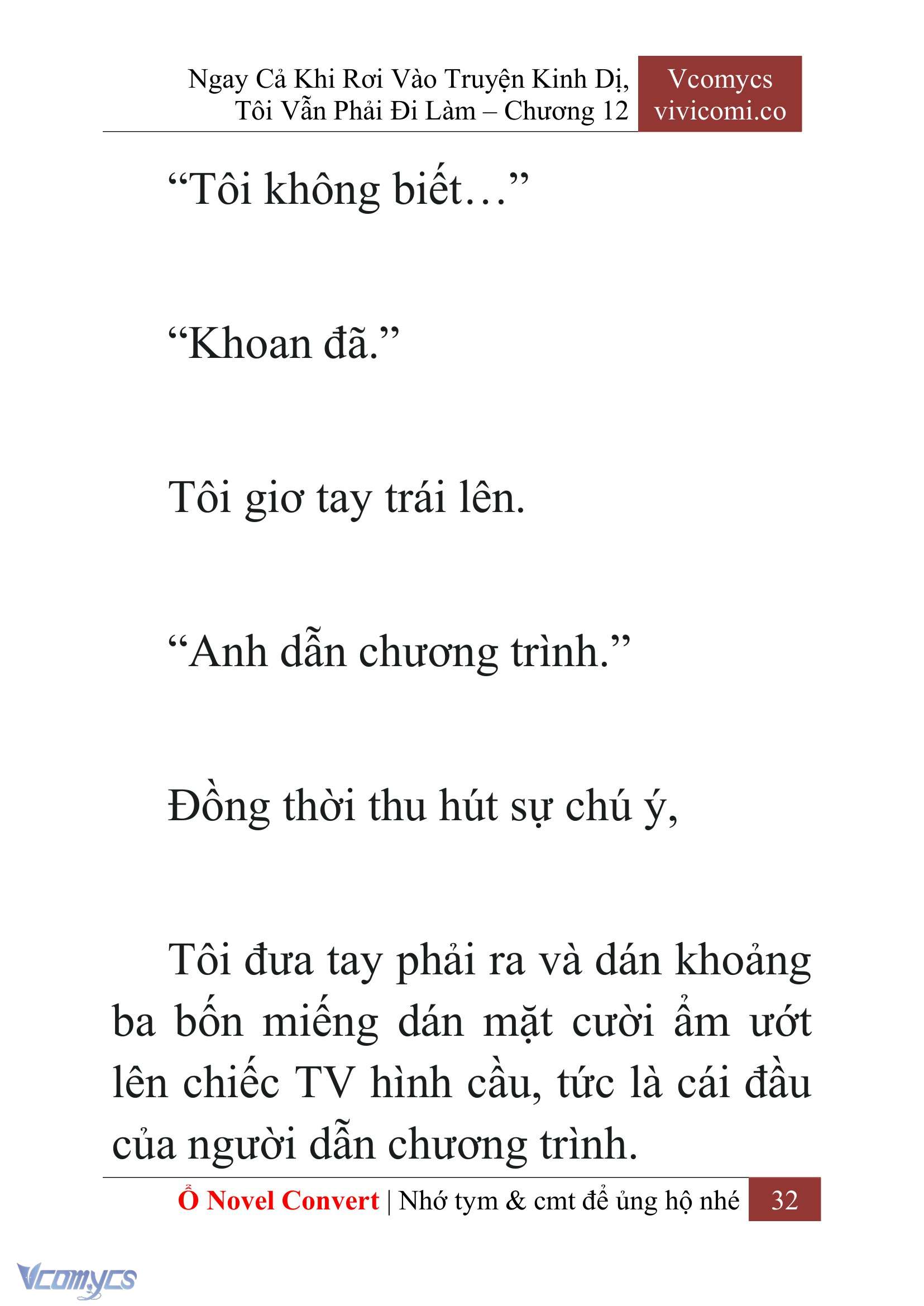 [Novel] Ngay Cả Khi Rơi Vào Truyện Kinh Dị, Tôi Vẫn Phải Đi Làm Chapter 12 - Trang 35