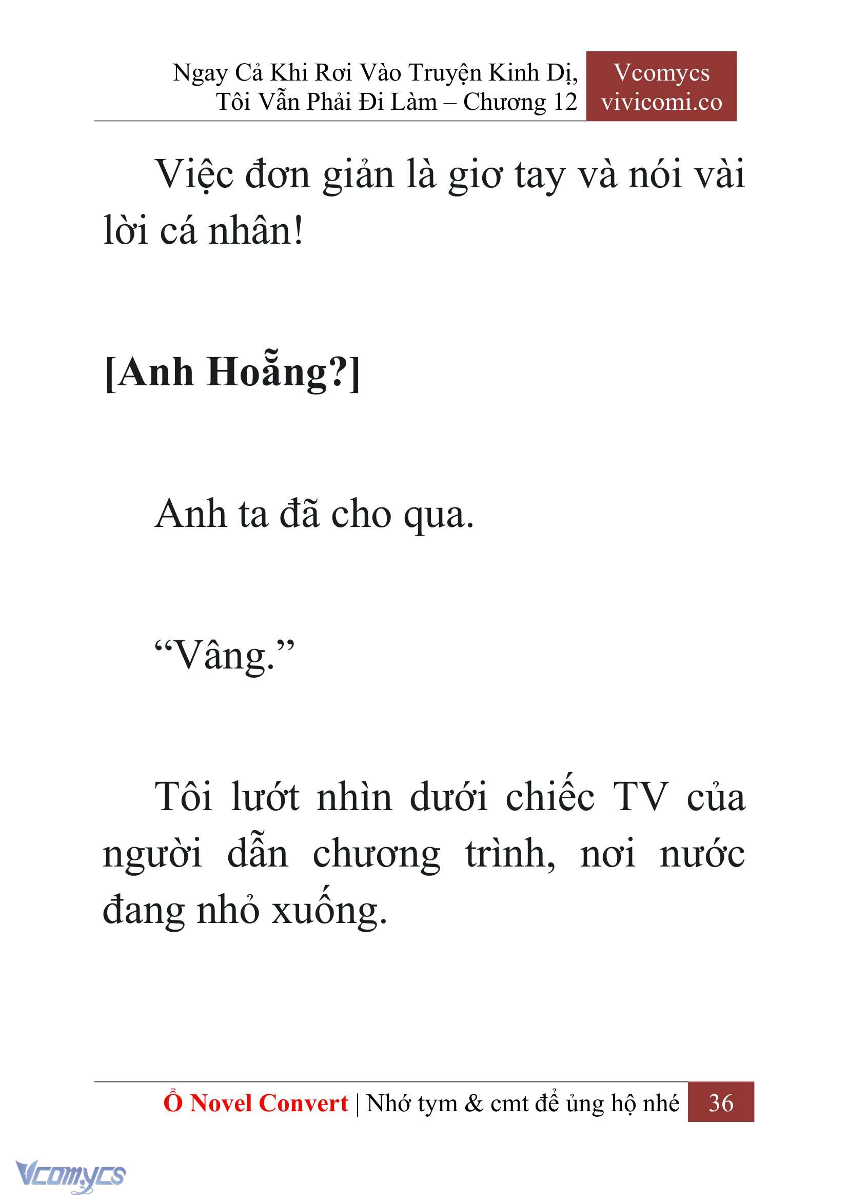 [Novel] Ngay Cả Khi Rơi Vào Truyện Kinh Dị, Tôi Vẫn Phải Đi Làm Chapter 12 - Trang 39