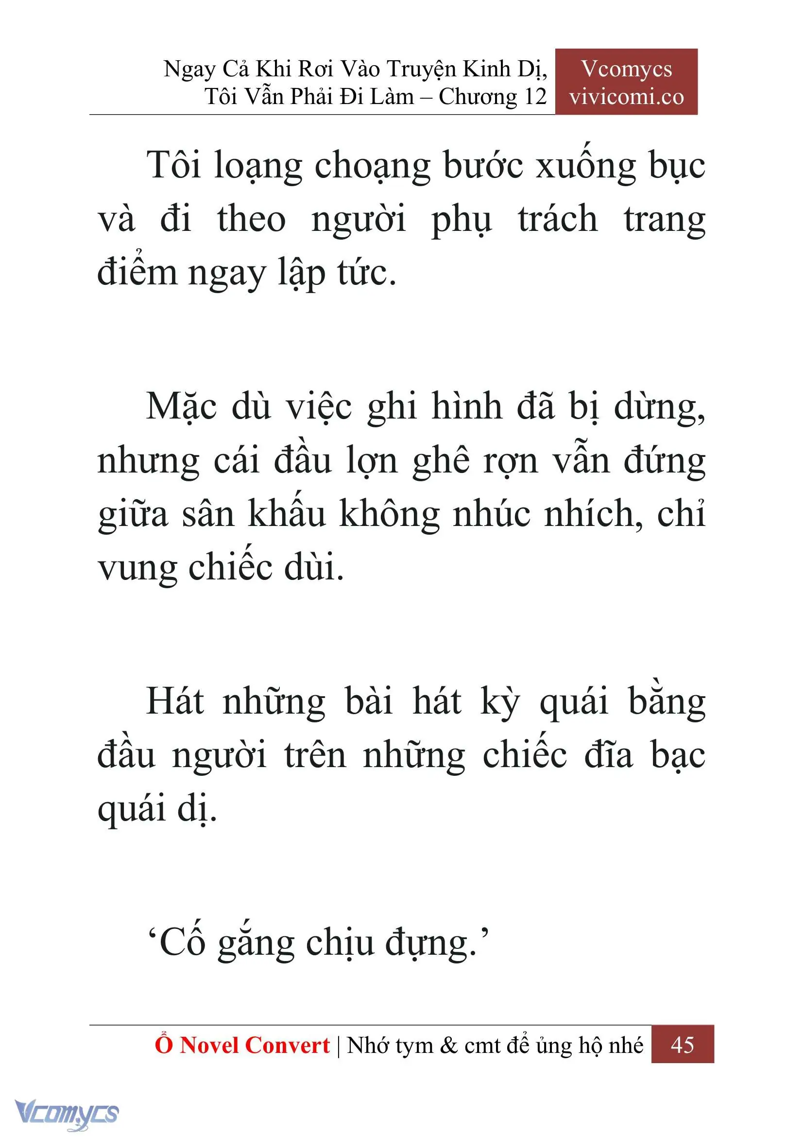 [Novel] Ngay Cả Khi Rơi Vào Truyện Kinh Dị, Tôi Vẫn Phải Đi Làm Chapter 12 - Trang 48