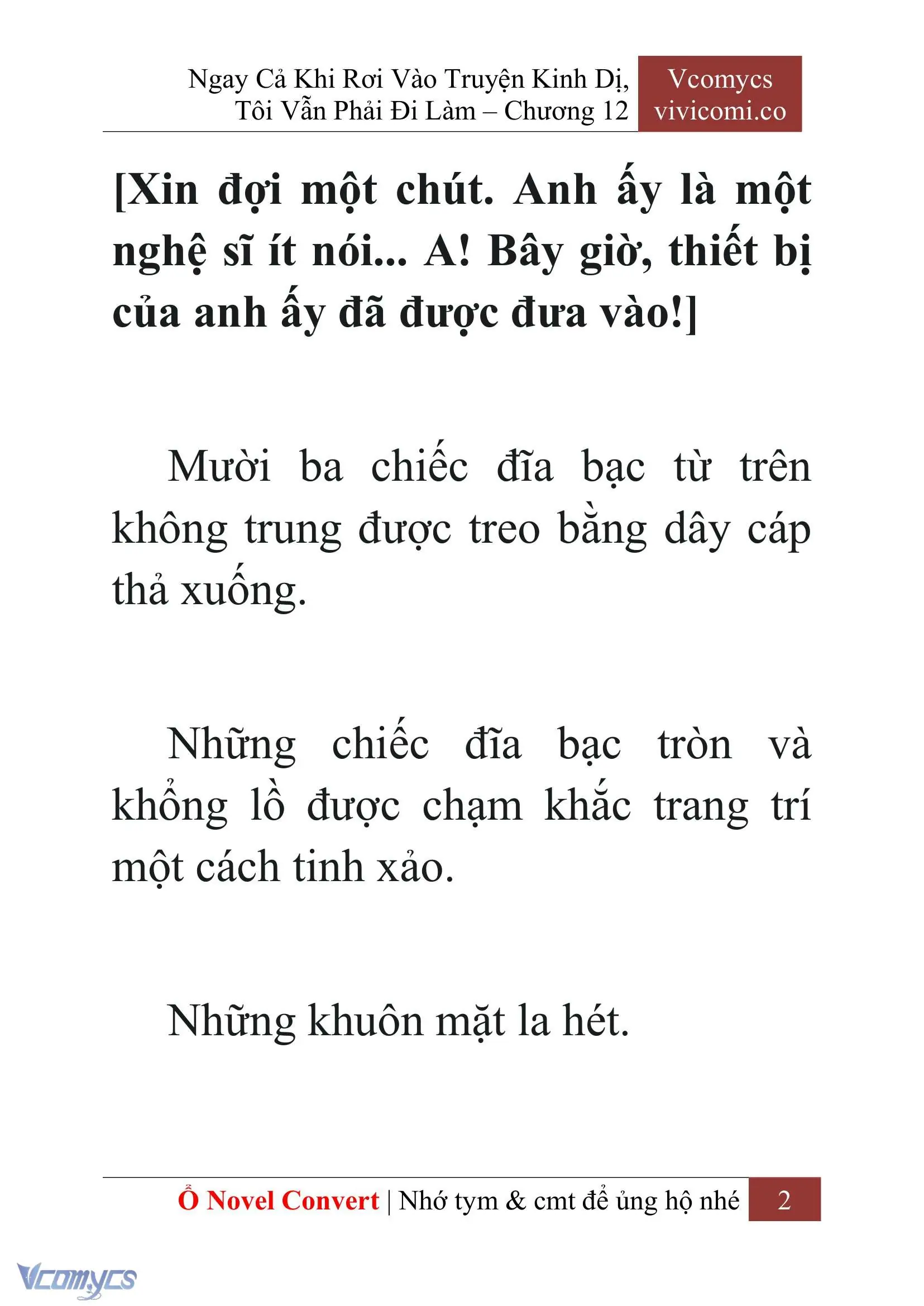 [Novel] Ngay Cả Khi Rơi Vào Truyện Kinh Dị, Tôi Vẫn Phải Đi Làm Chapter 12 - Trang 5